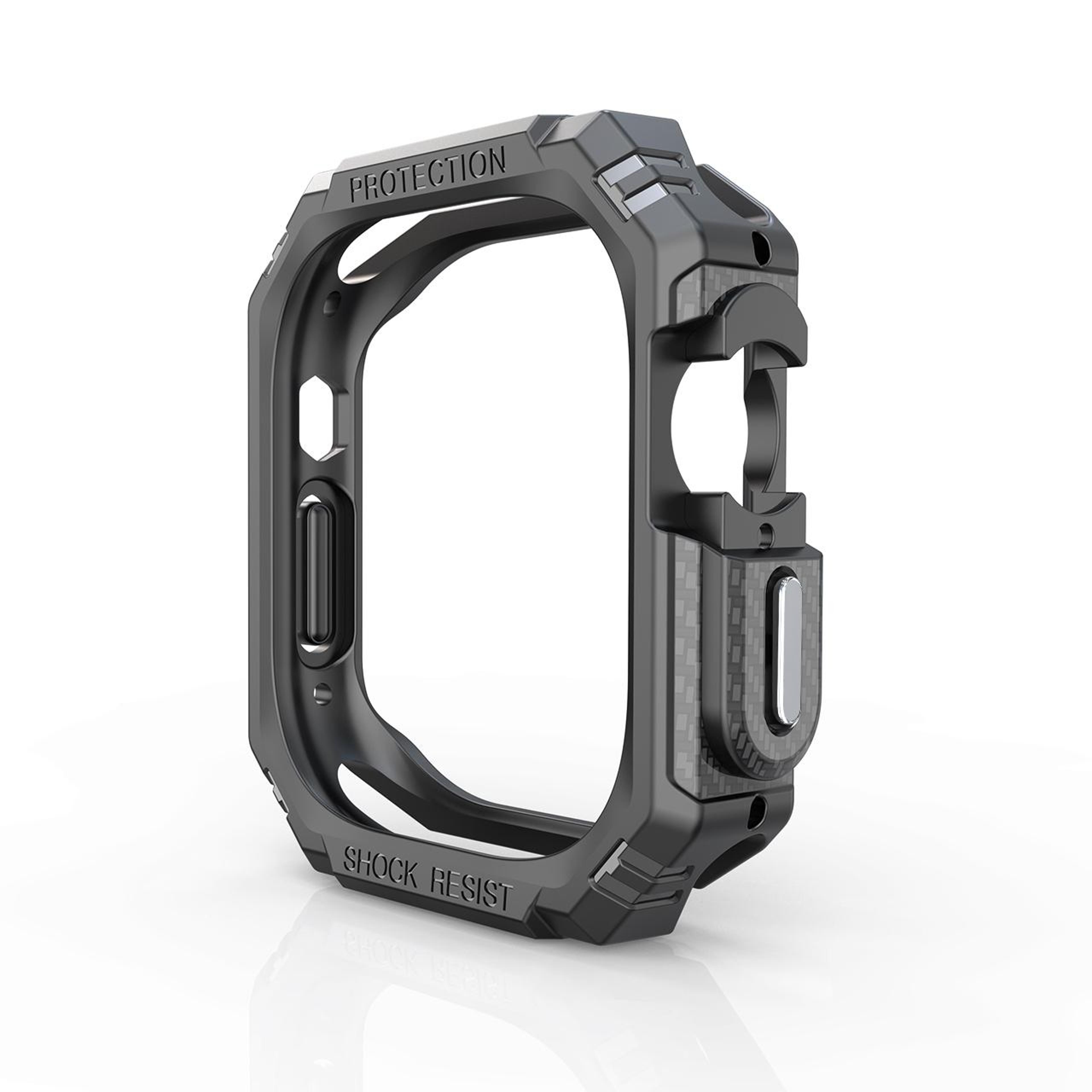 apple watch ultra 3 2 1 49mm carbon fiber case shockproof apple watch ultra case tpu pc cover