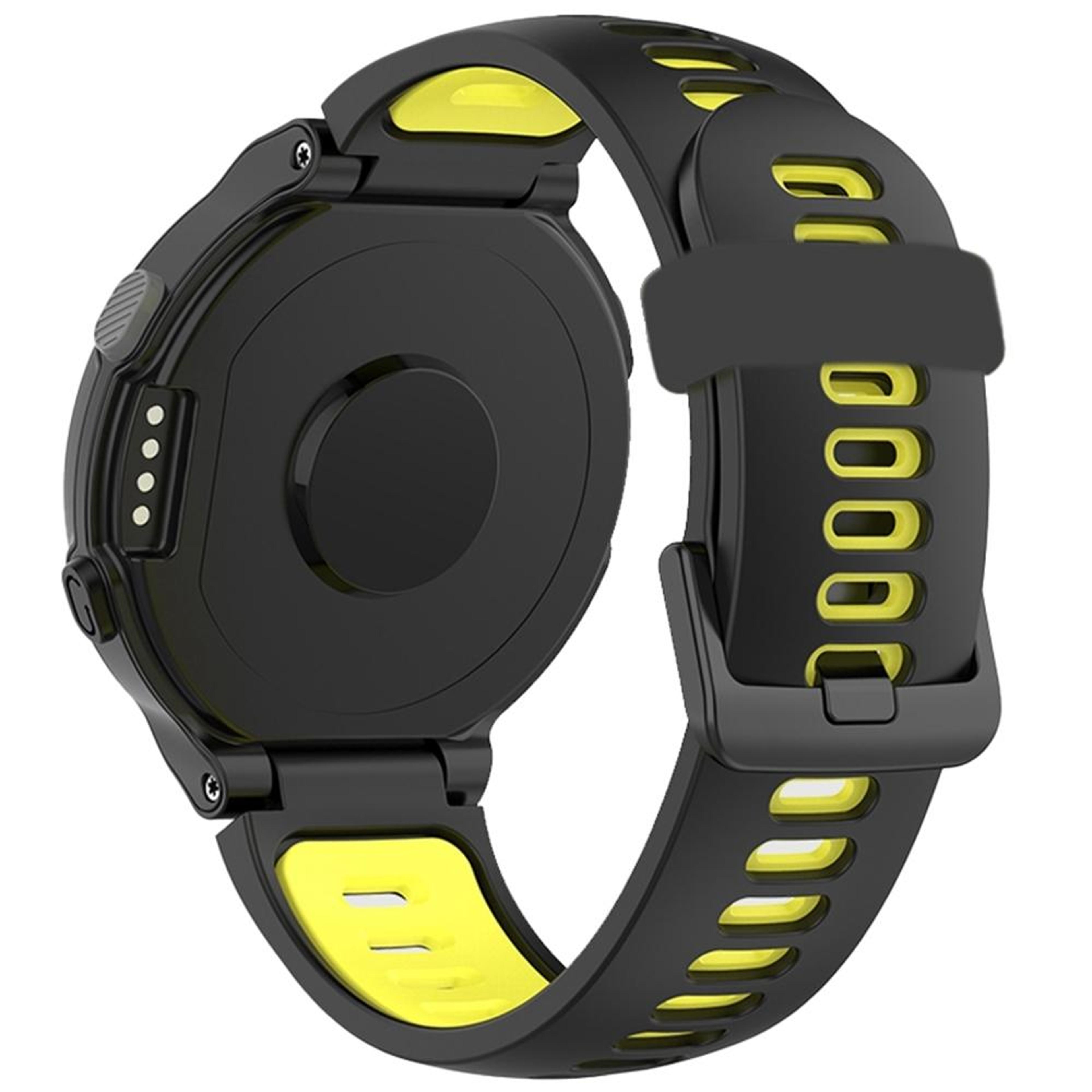 garmin forerunner silicone watch band two color adjustable replacement strap
