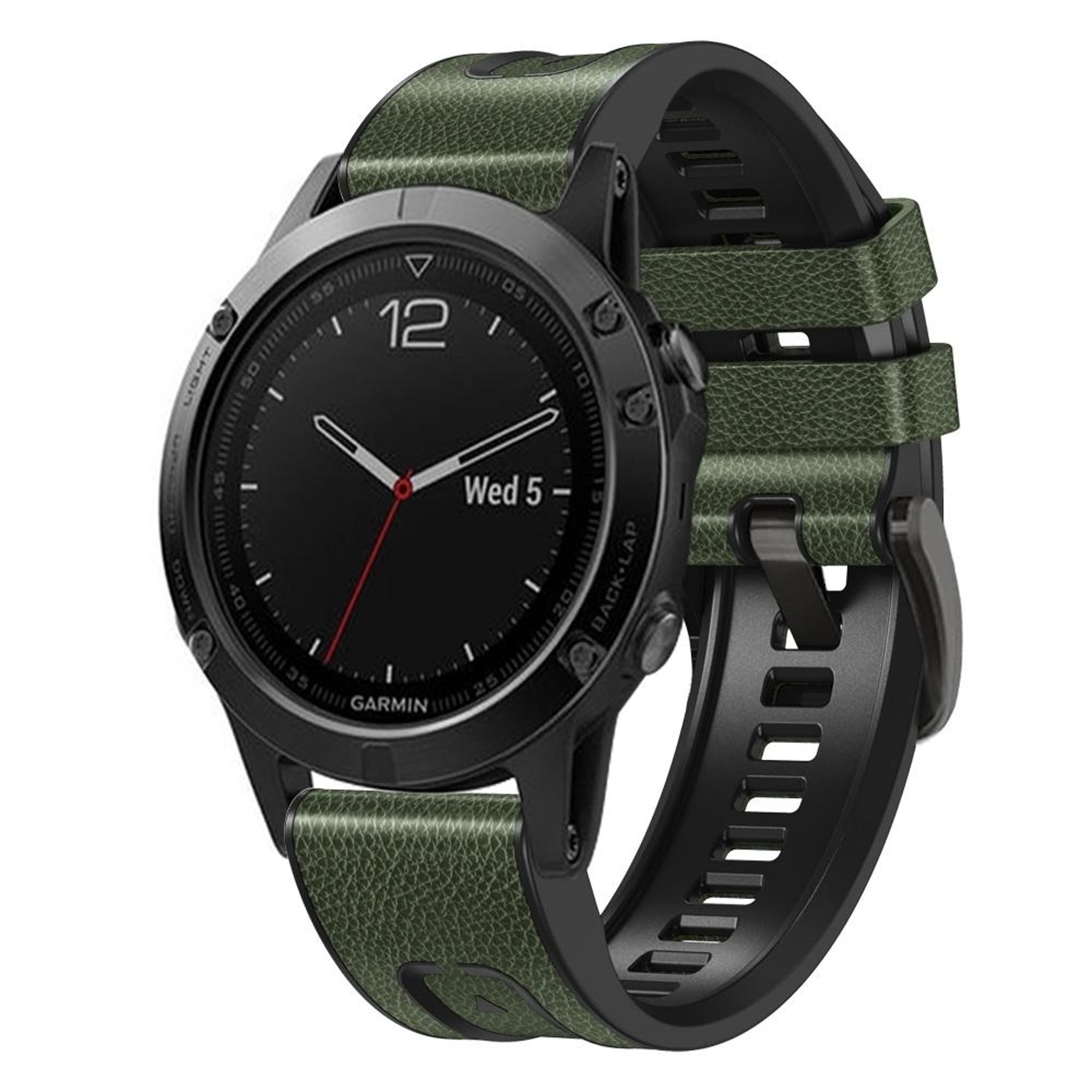 garmin fenix 7 quick release watch band silicone leather replacement strap 22mm