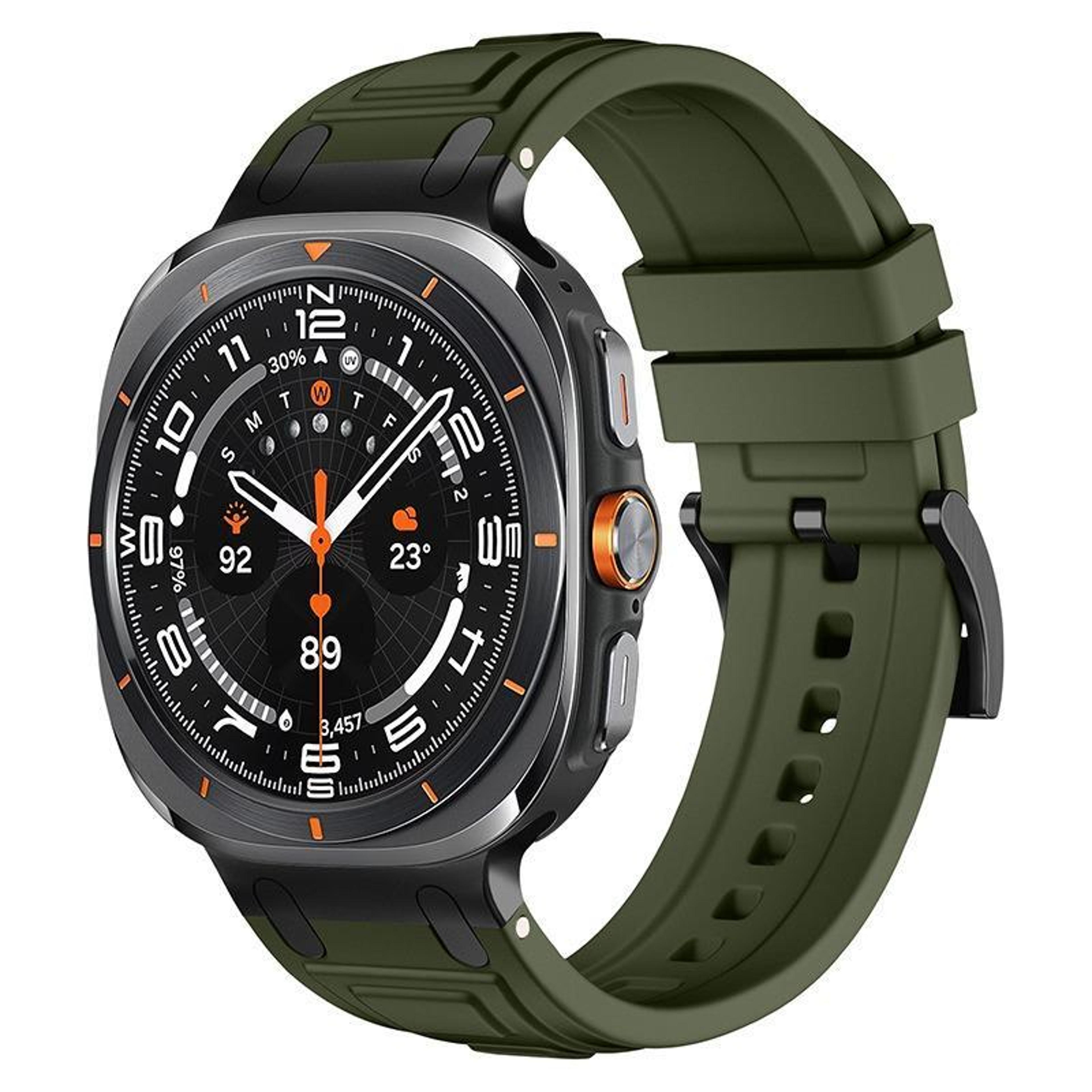 samsung galaxy watch ultra ultra 2025 silicone watch band triple layer armour replacement strap