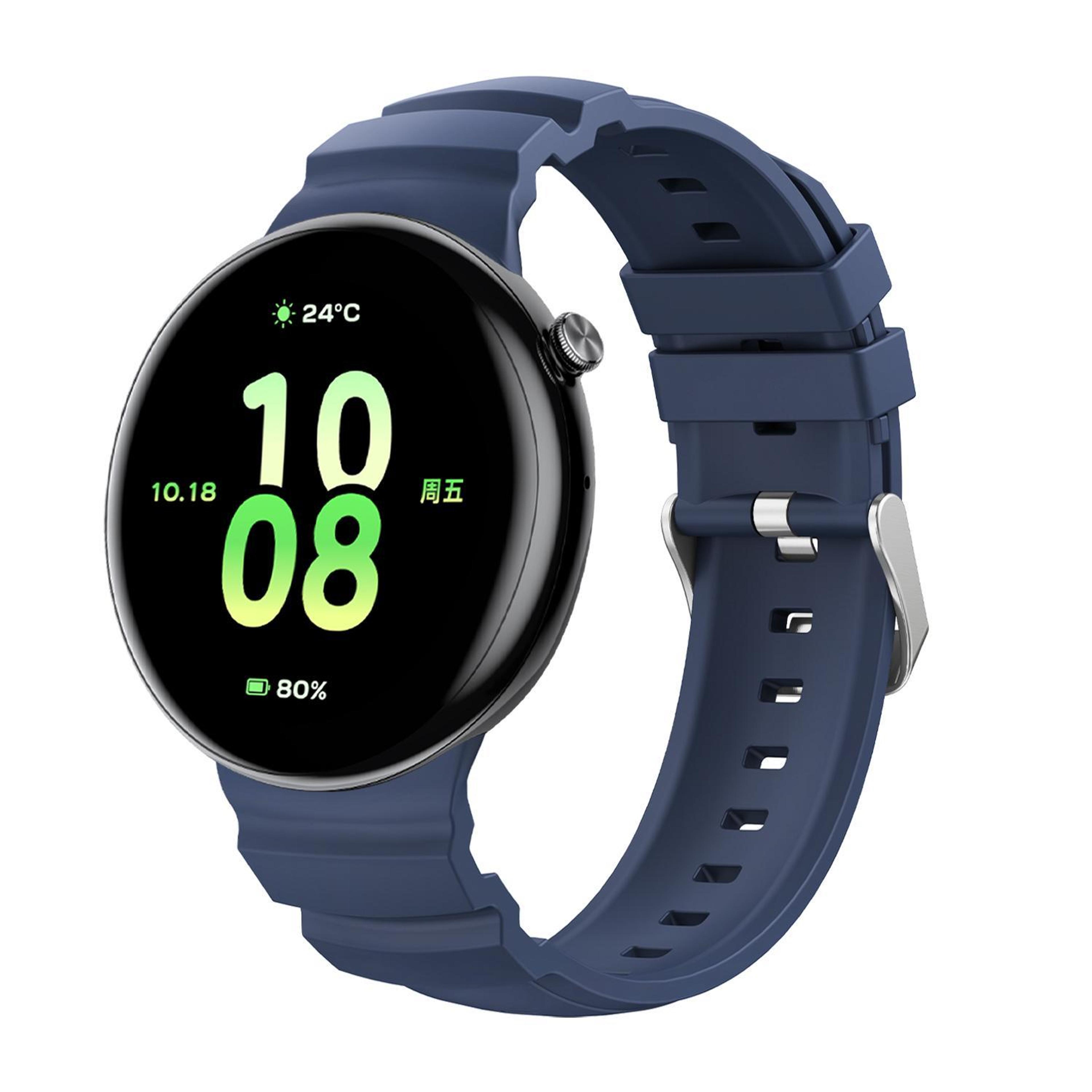 honor watch fit ocean silicone watch band two color breathable replacement strap with silver buckle