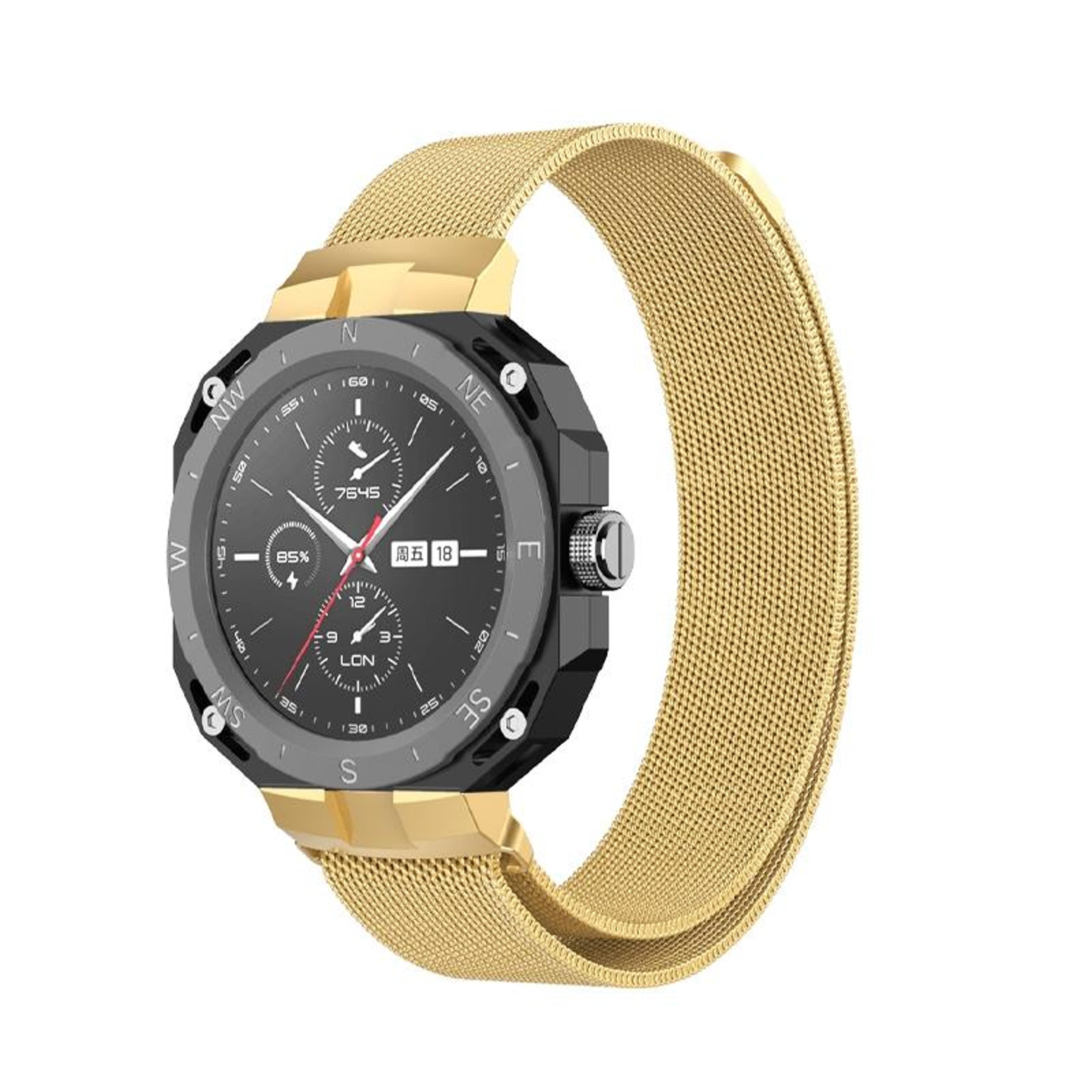 huawei watch gt cyber milanese watch band adjustable metal mesh watch strap