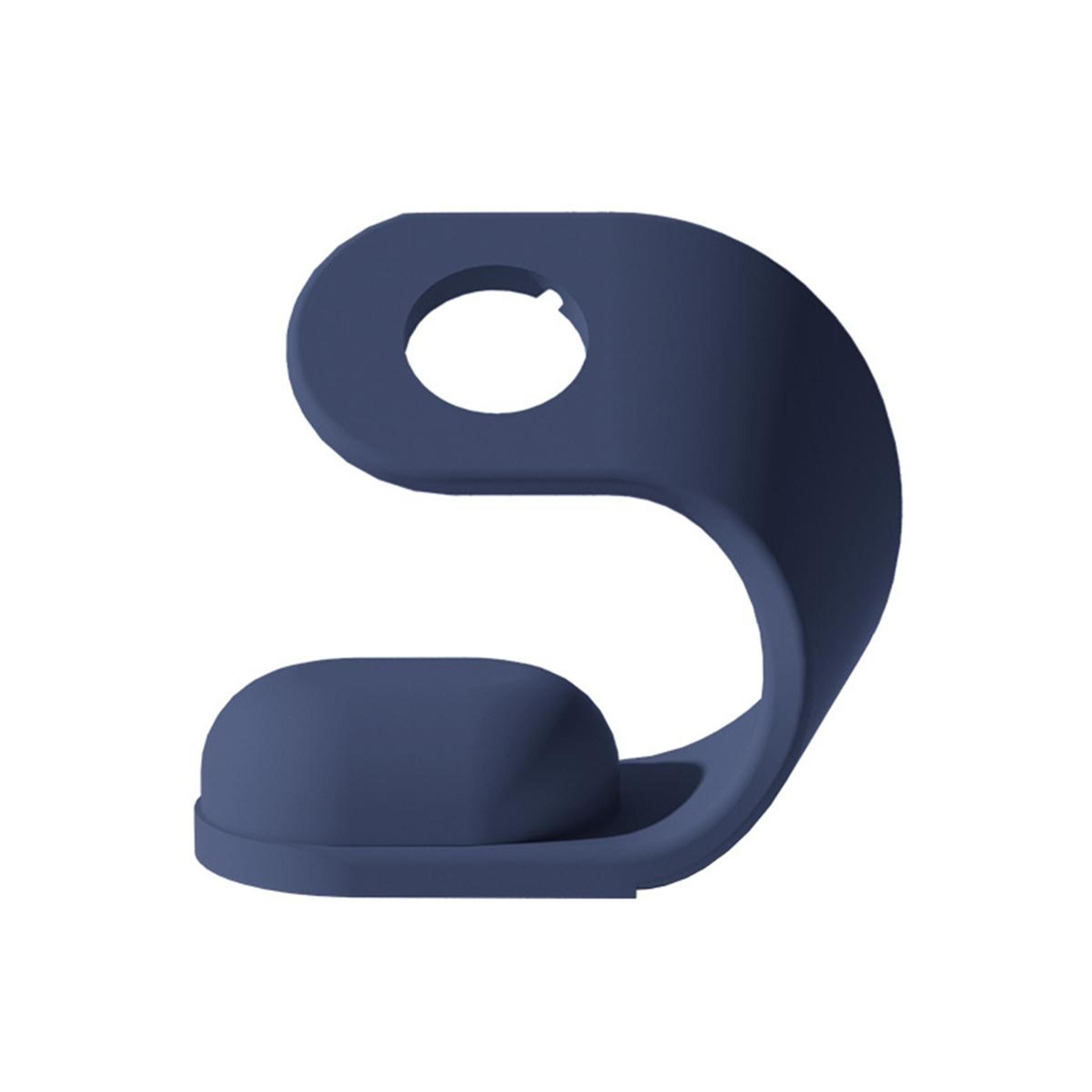 apple watch charging stand u shaped silicone charging holder with cable organizer