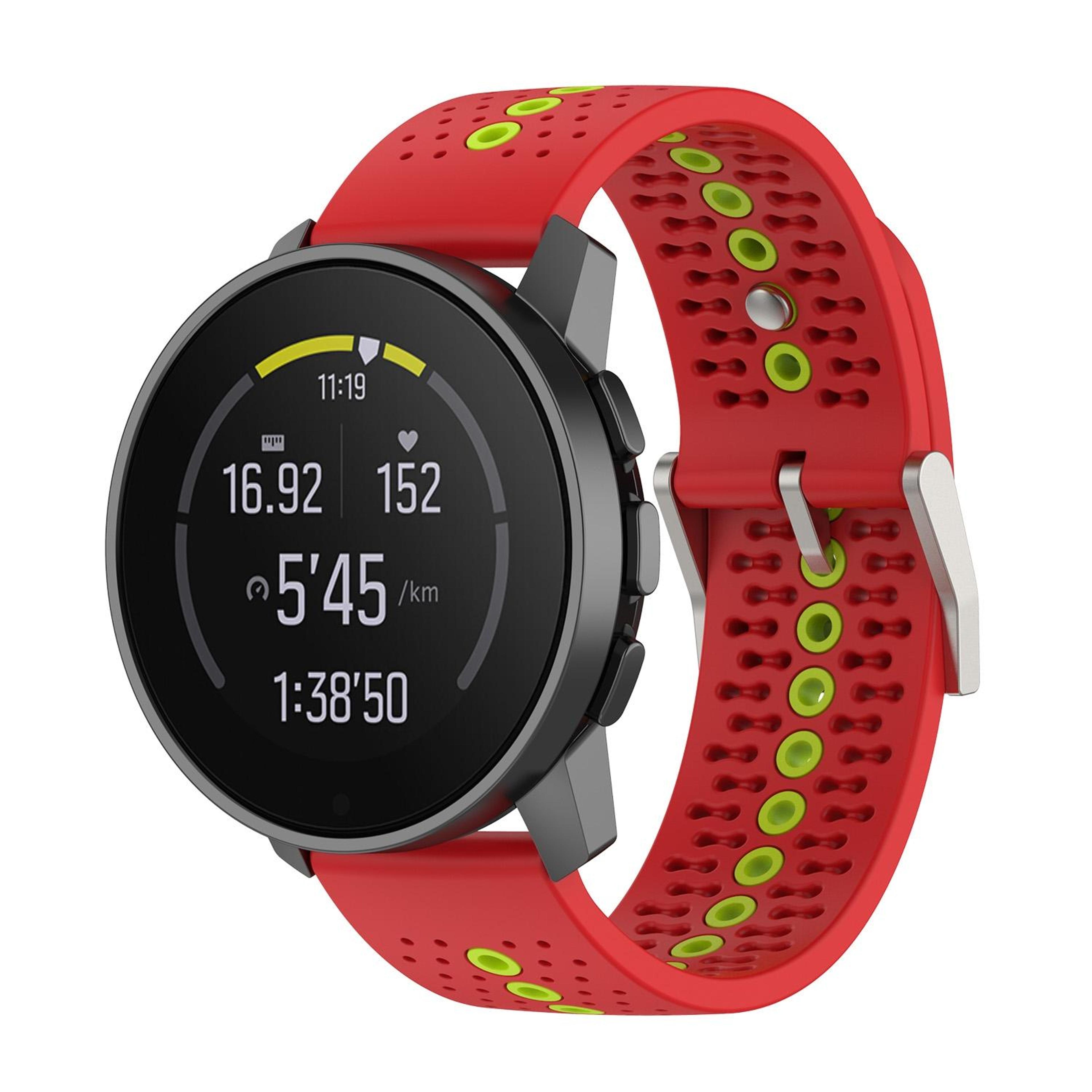 suunto run race race s vertical 9 peak pro silicone watch band breathable sport replacement strap