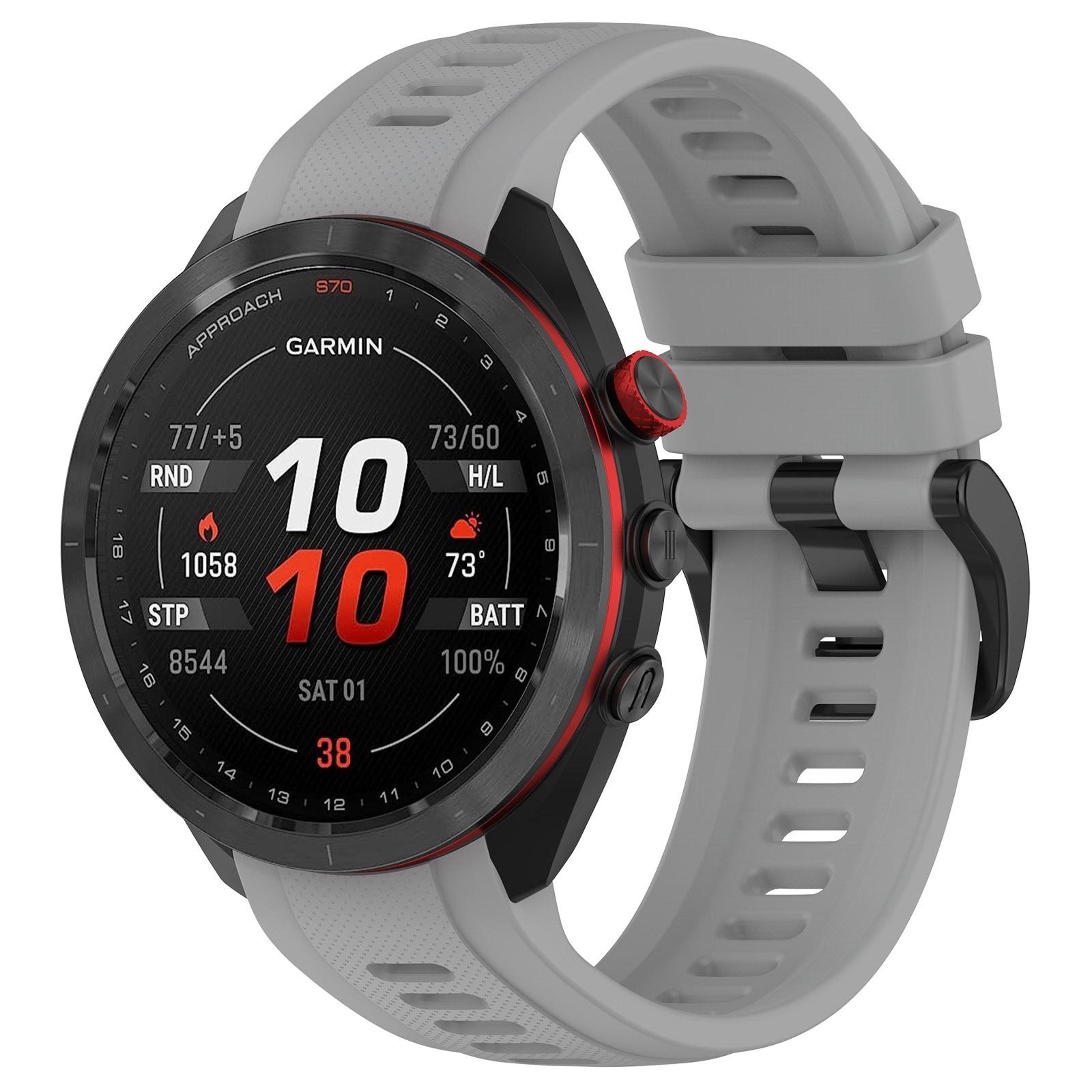 garmin approach s70 42mm sports silicone watch band soft waterproof 20mm replacement strap