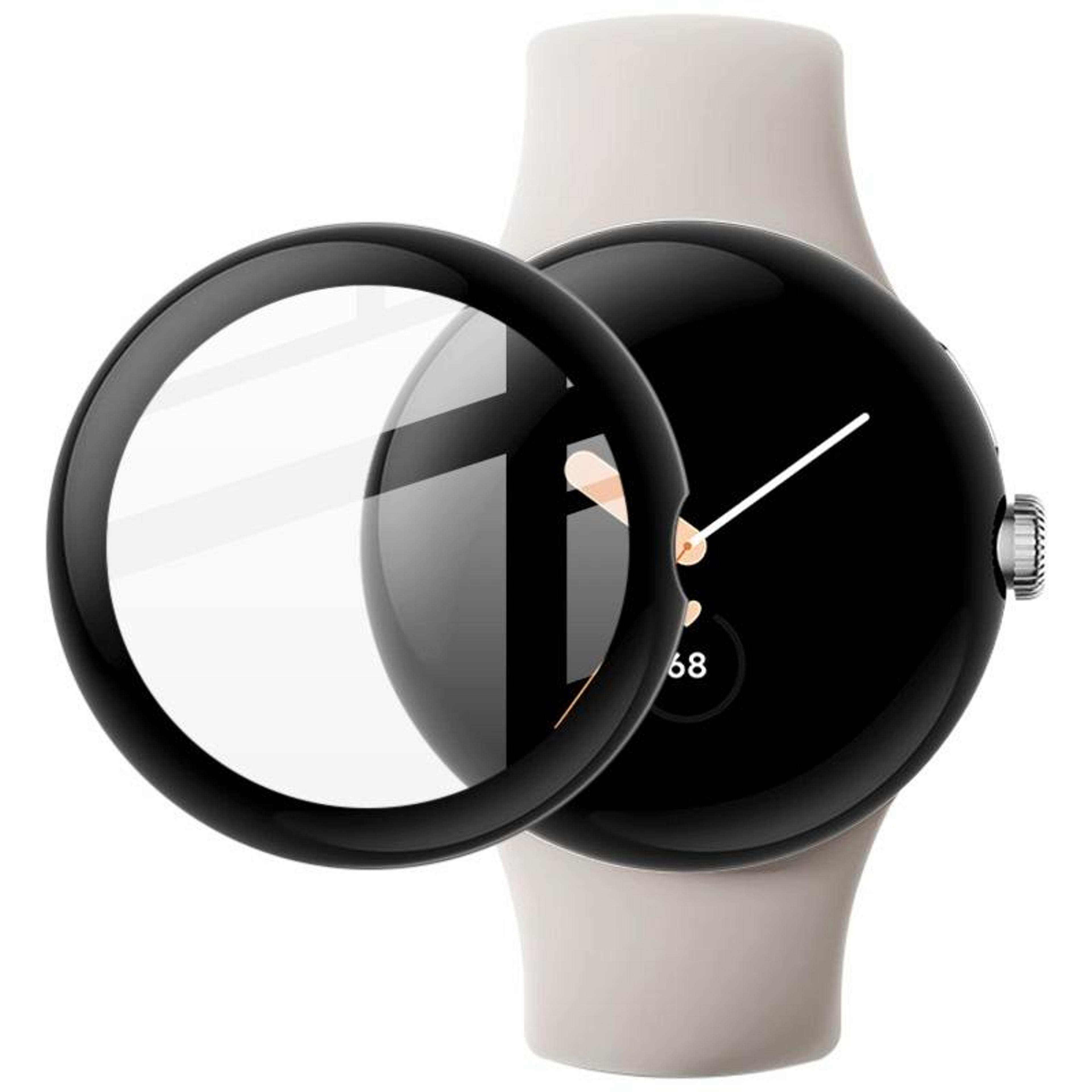 imak google pixel watch screen protector hd plexiglass protective film bubble free