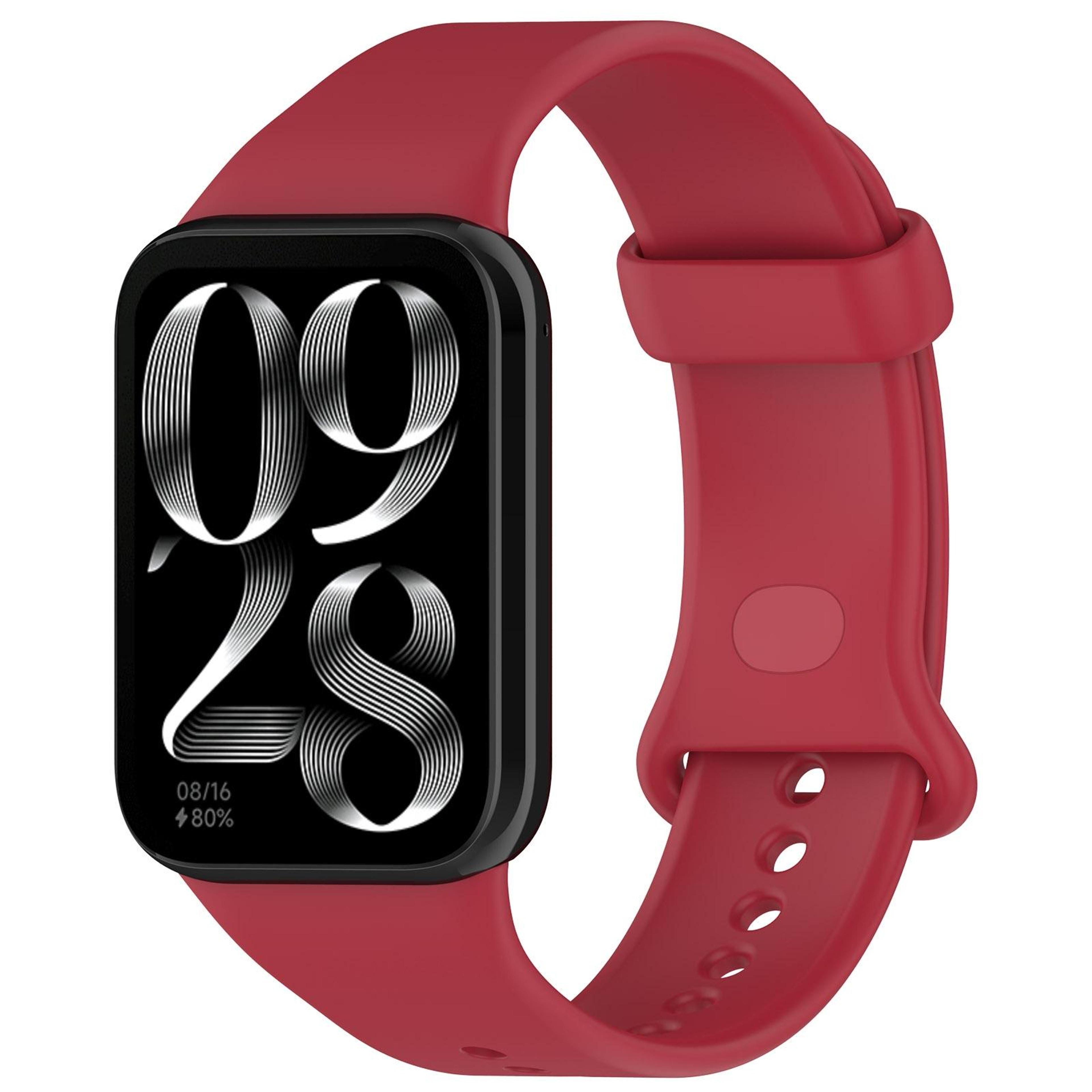 xiaomi band 10 pro redmi watch 6 5 silicone watch band soft replacement strap with color buckle