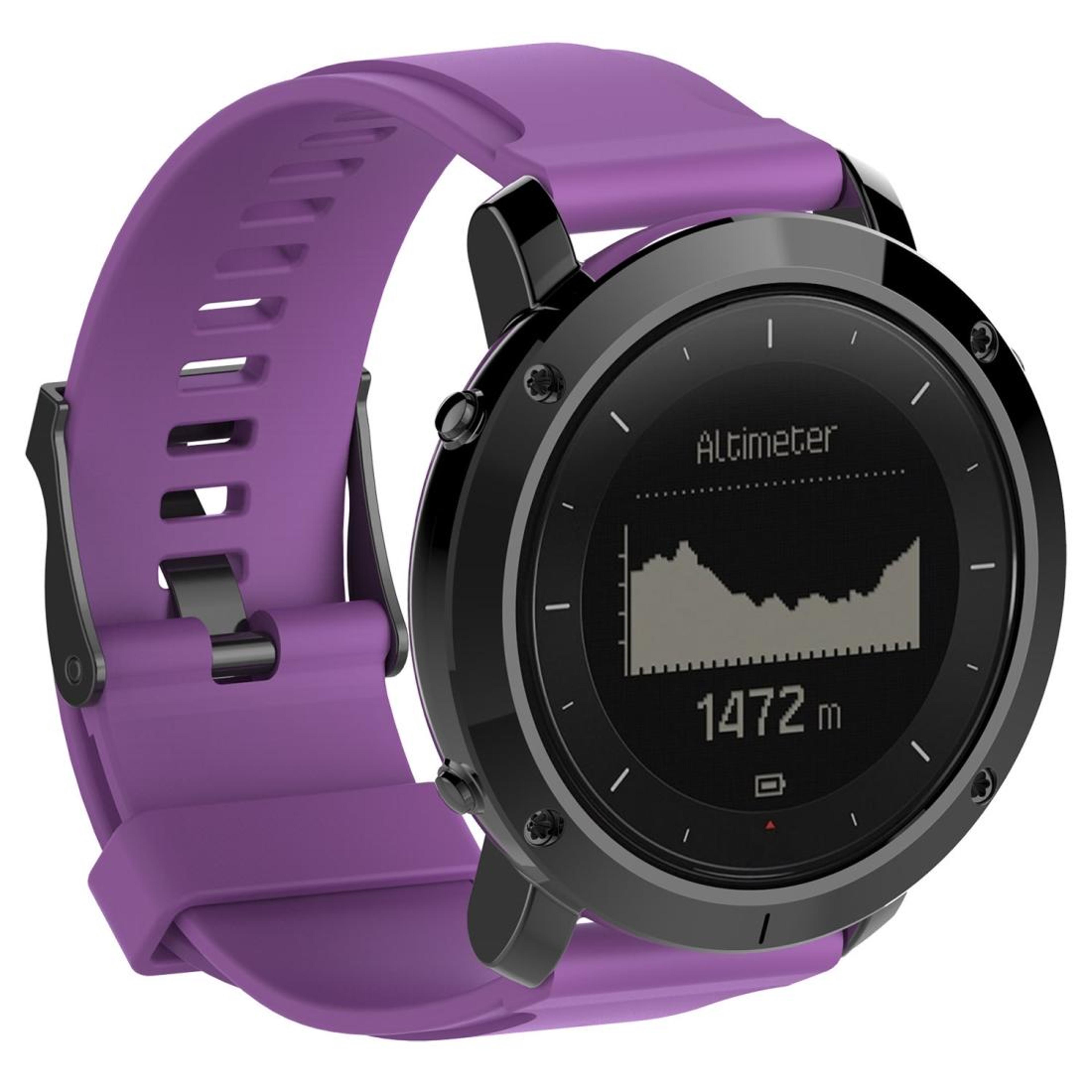 suunto traverse silicone watch band soft adjustable replacement watch strap