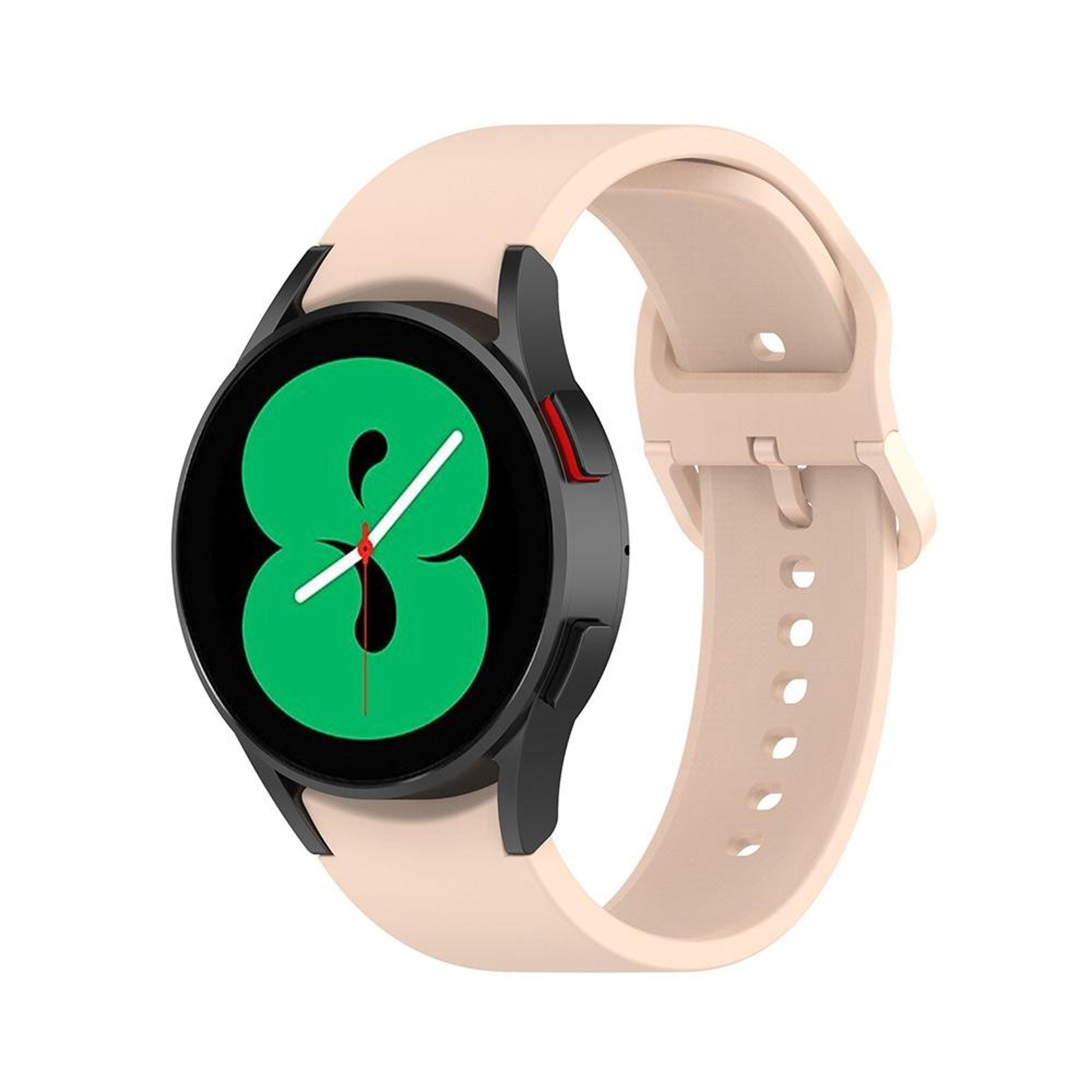 junsunmay samsung galaxy watch 6 5 4 silicone watch band adjustable soft replacement strap