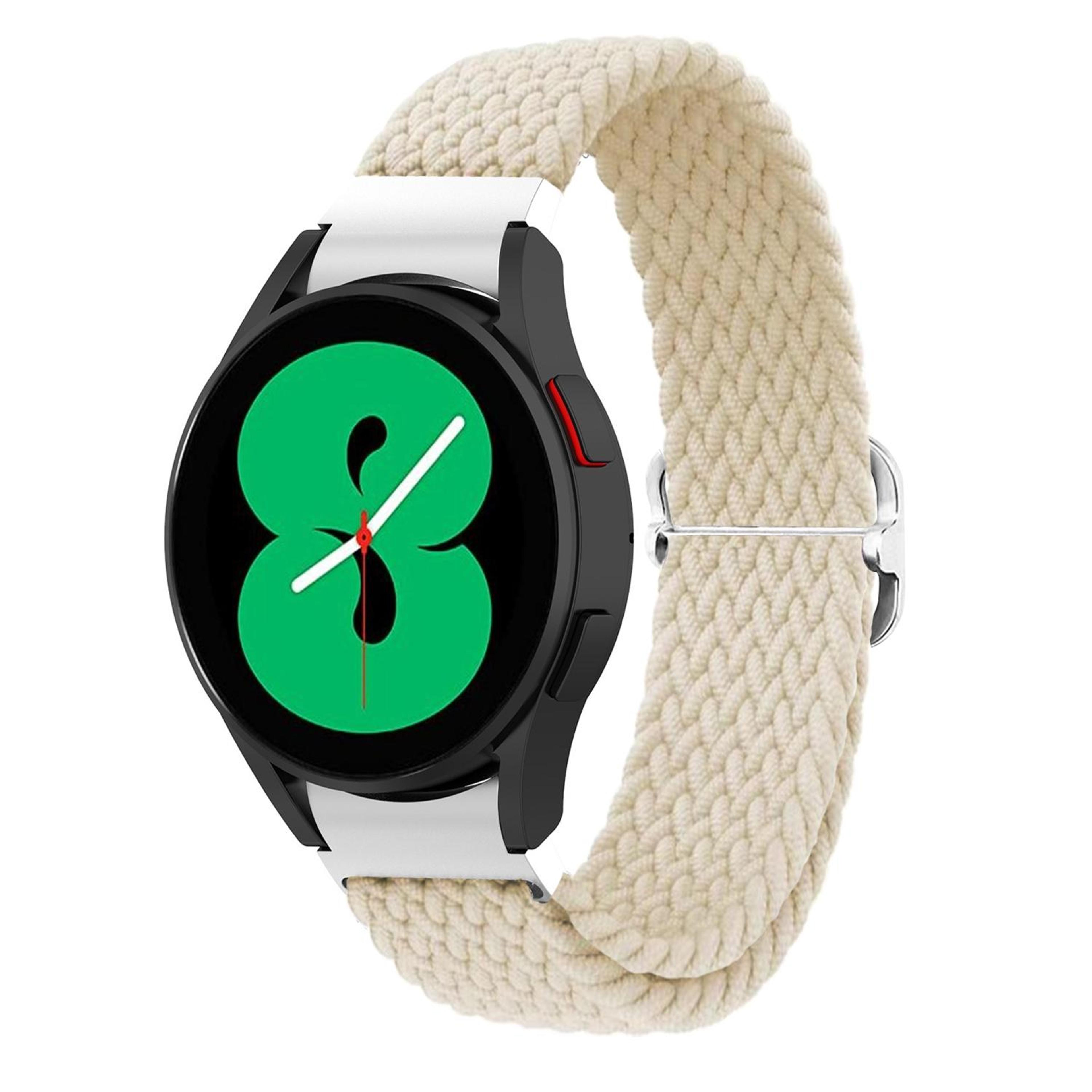 samsung galaxy watch4 40mm 44mm woven watch band adjustable replacement strap