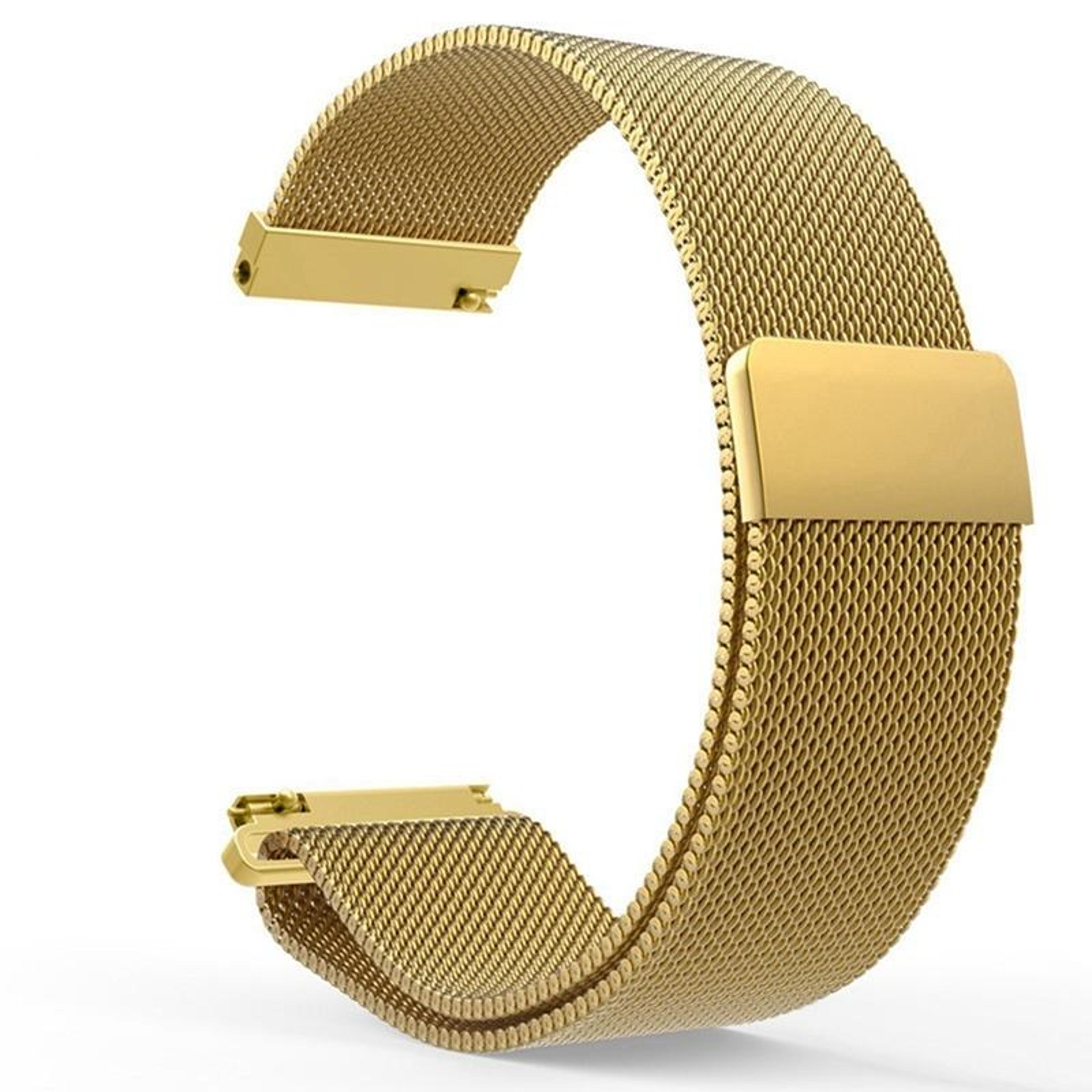 22mm milanese watch band stainless steel magnetic replacement strap for huawei watch gt2 pro amazfit gtr 2