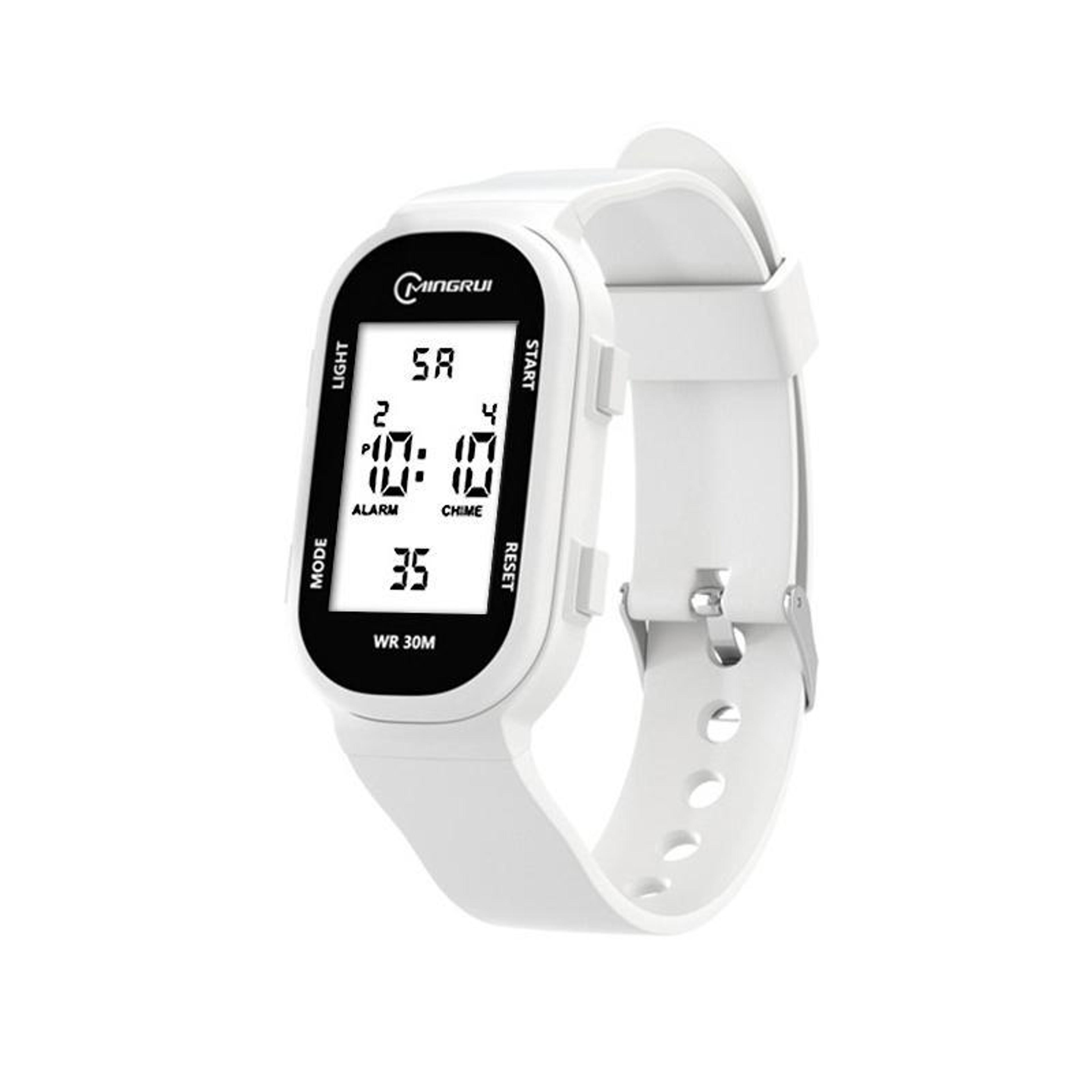 mingrui kids digital sport watch 30m waterproof fitness watch with led backlight alarm and calendar