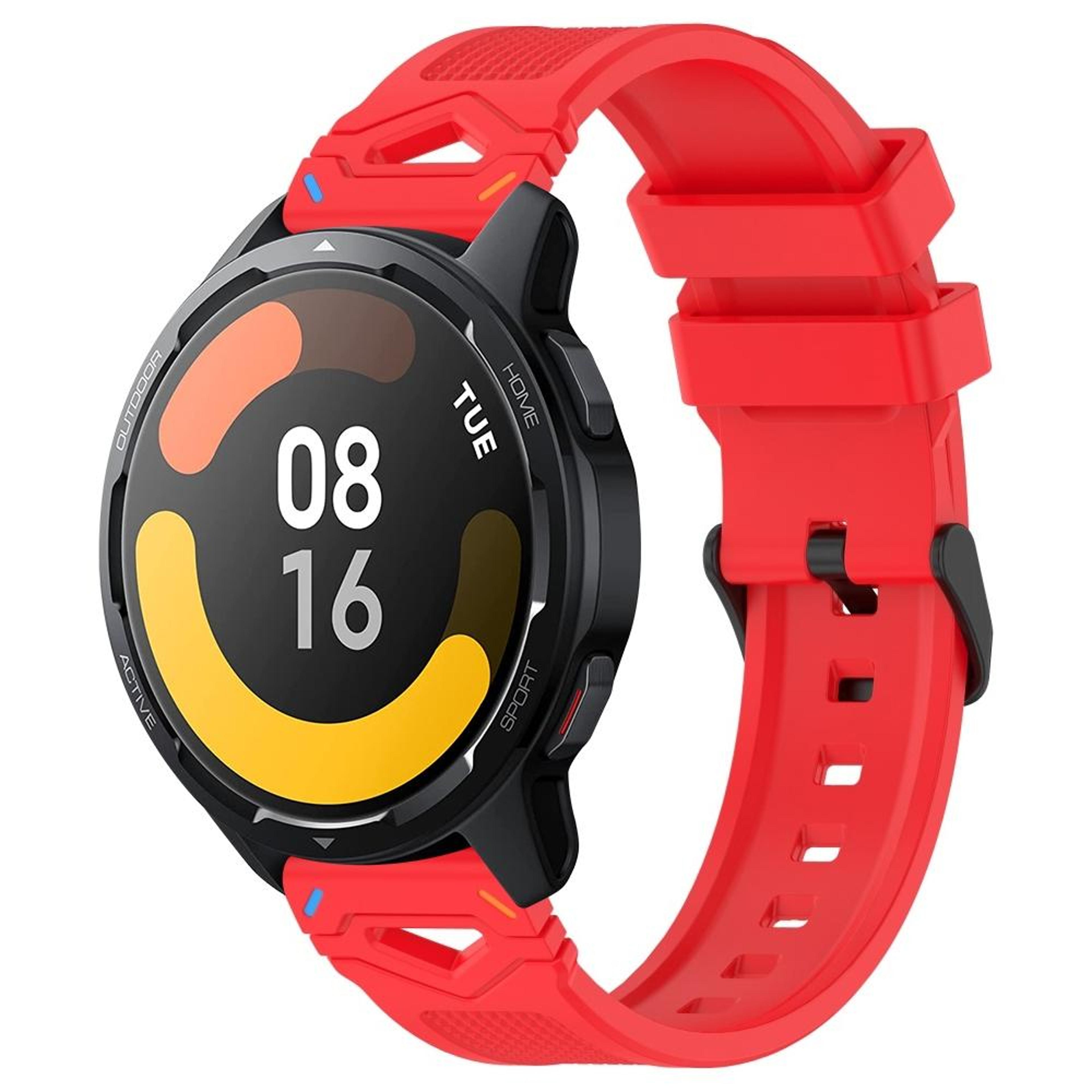 xiaomi watch 22mm silicone watch band soft dotted quick release replacement strap