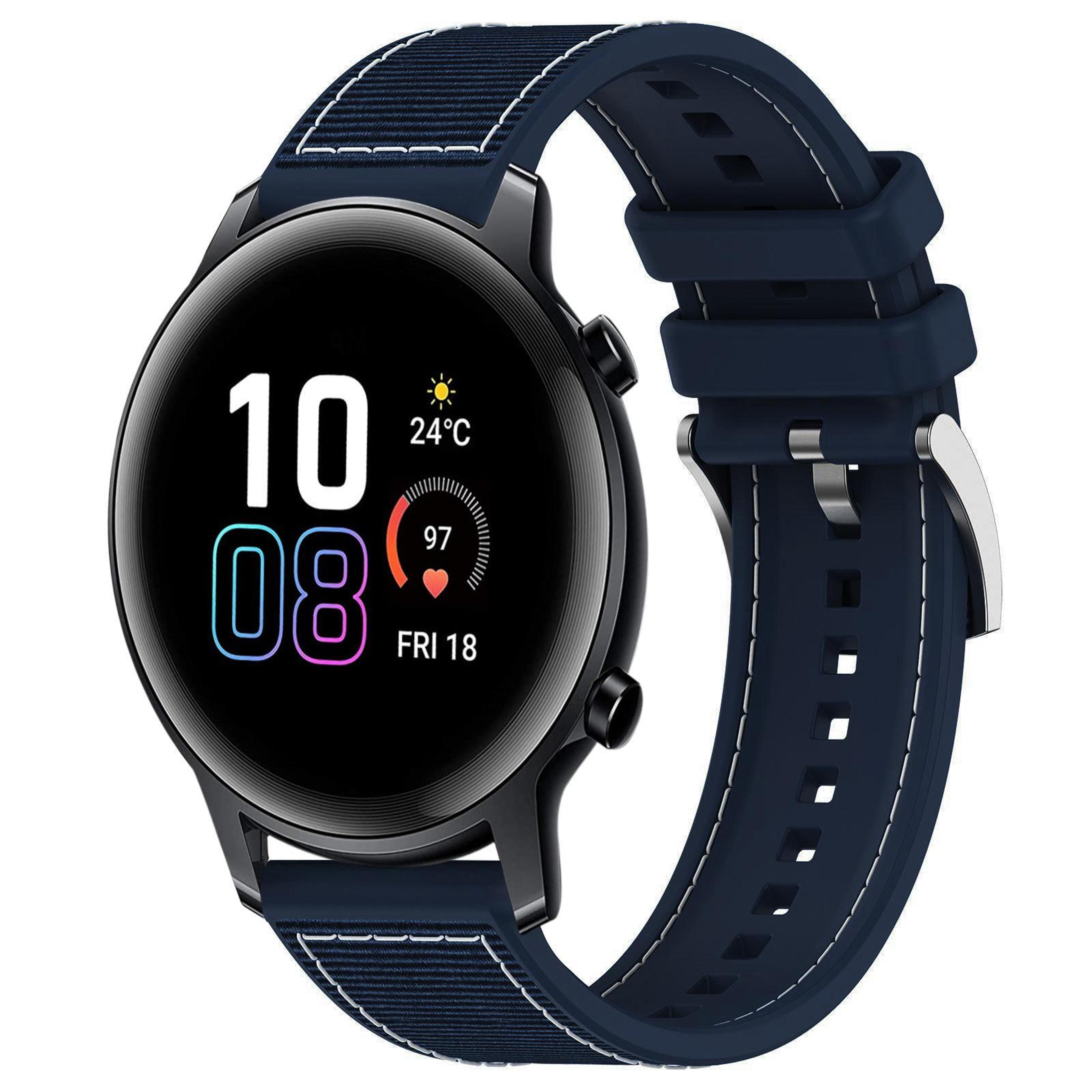 20mm honor watch se band hybrid nylon silicone watch band for honor watch se magicwatch 2 42mm