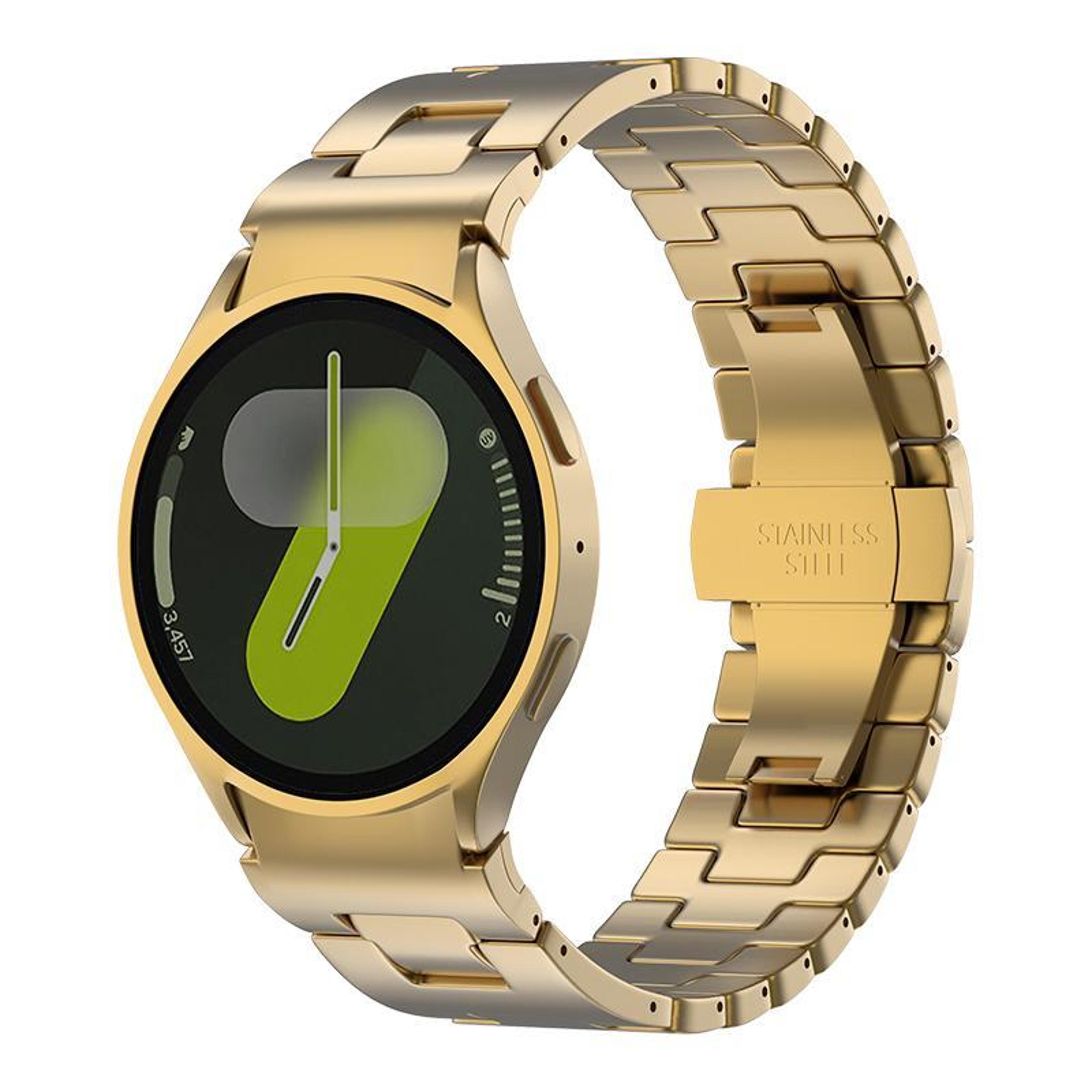 samsung galaxy watch 7 6 5 4 stainless steel watch band h shape quick release watch strap