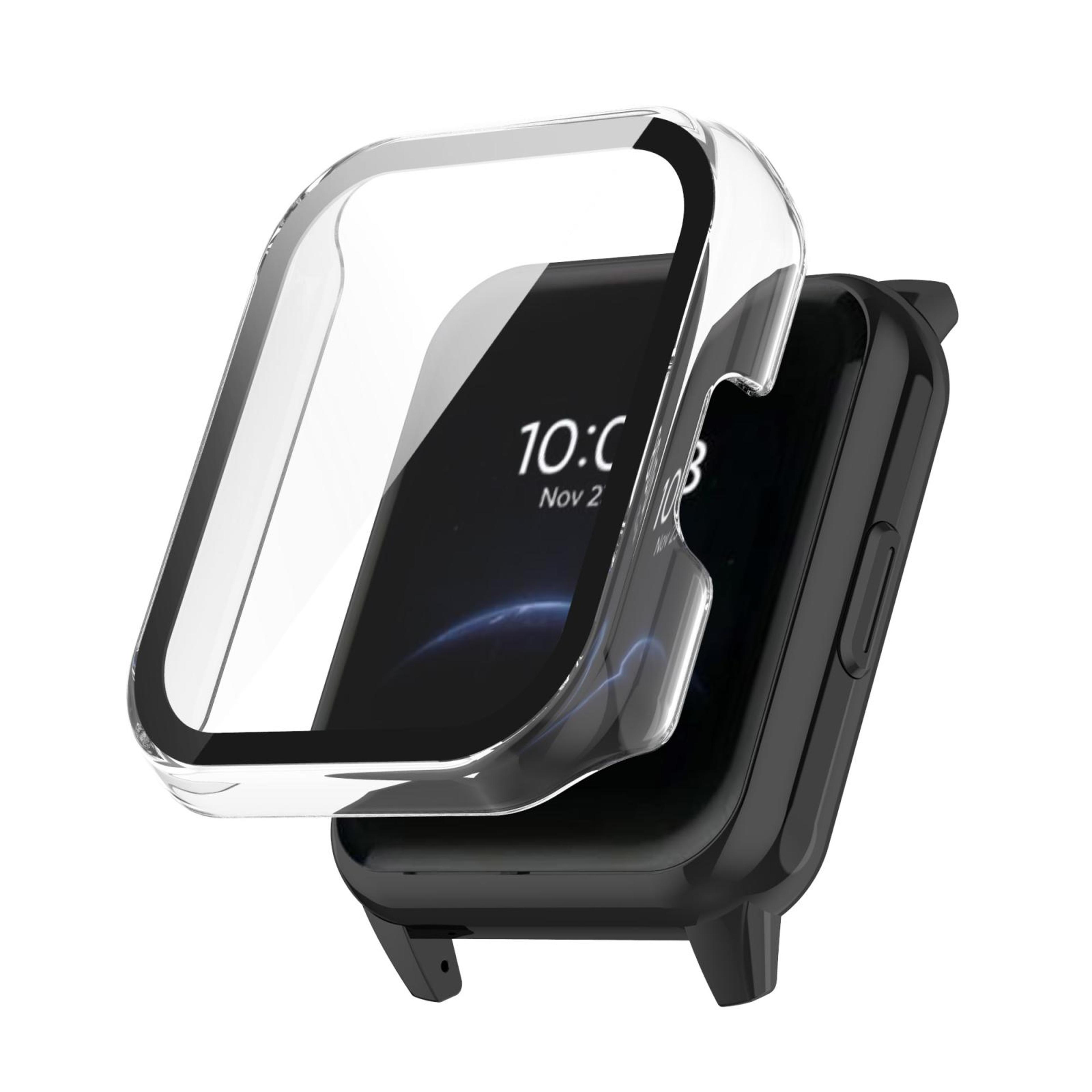 oppo realme watch 2 pro protective case with tempered glass screen protector full coverage pc cover