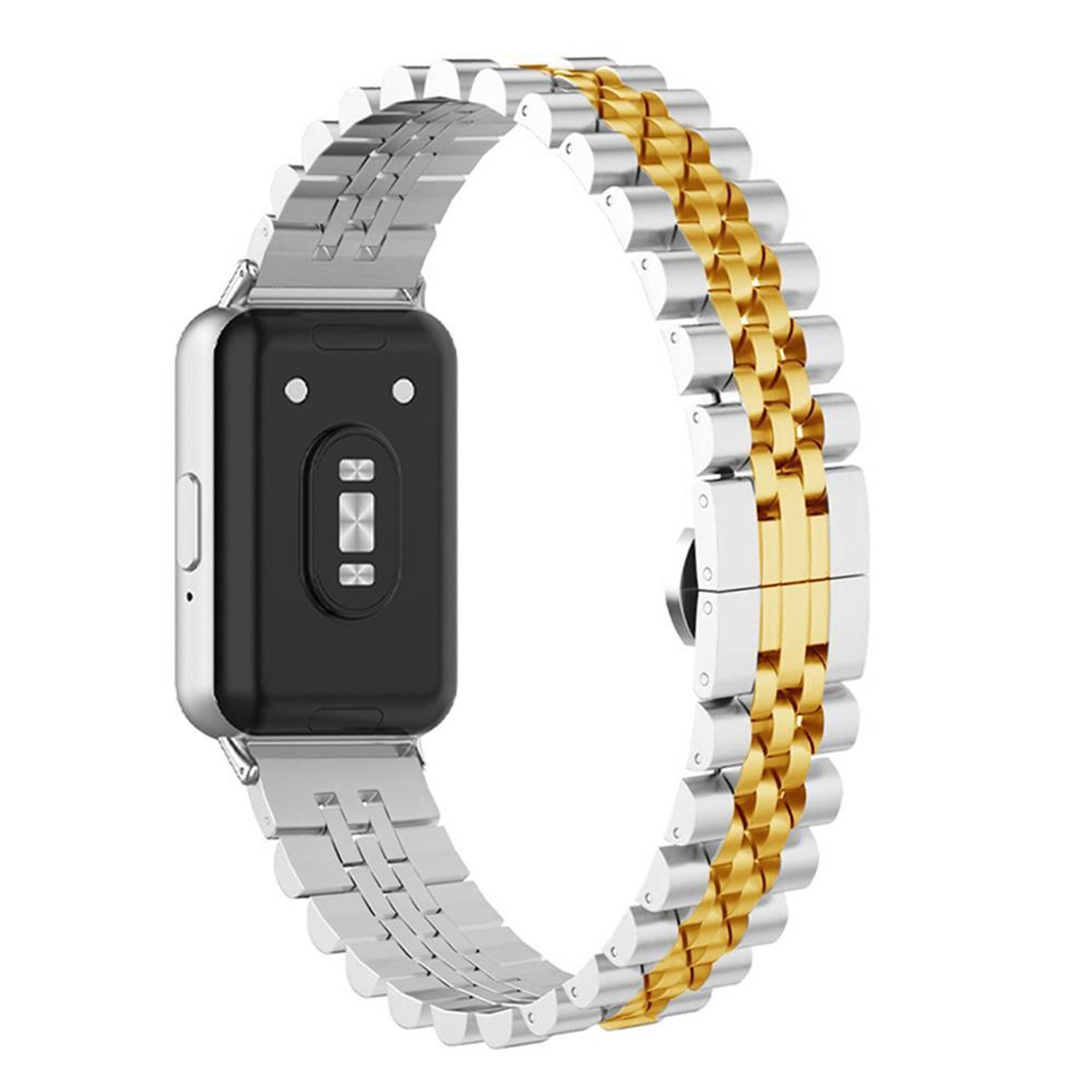 honor watch x5 stainless steel watch band five bead metal watch strap with butterfly clasp