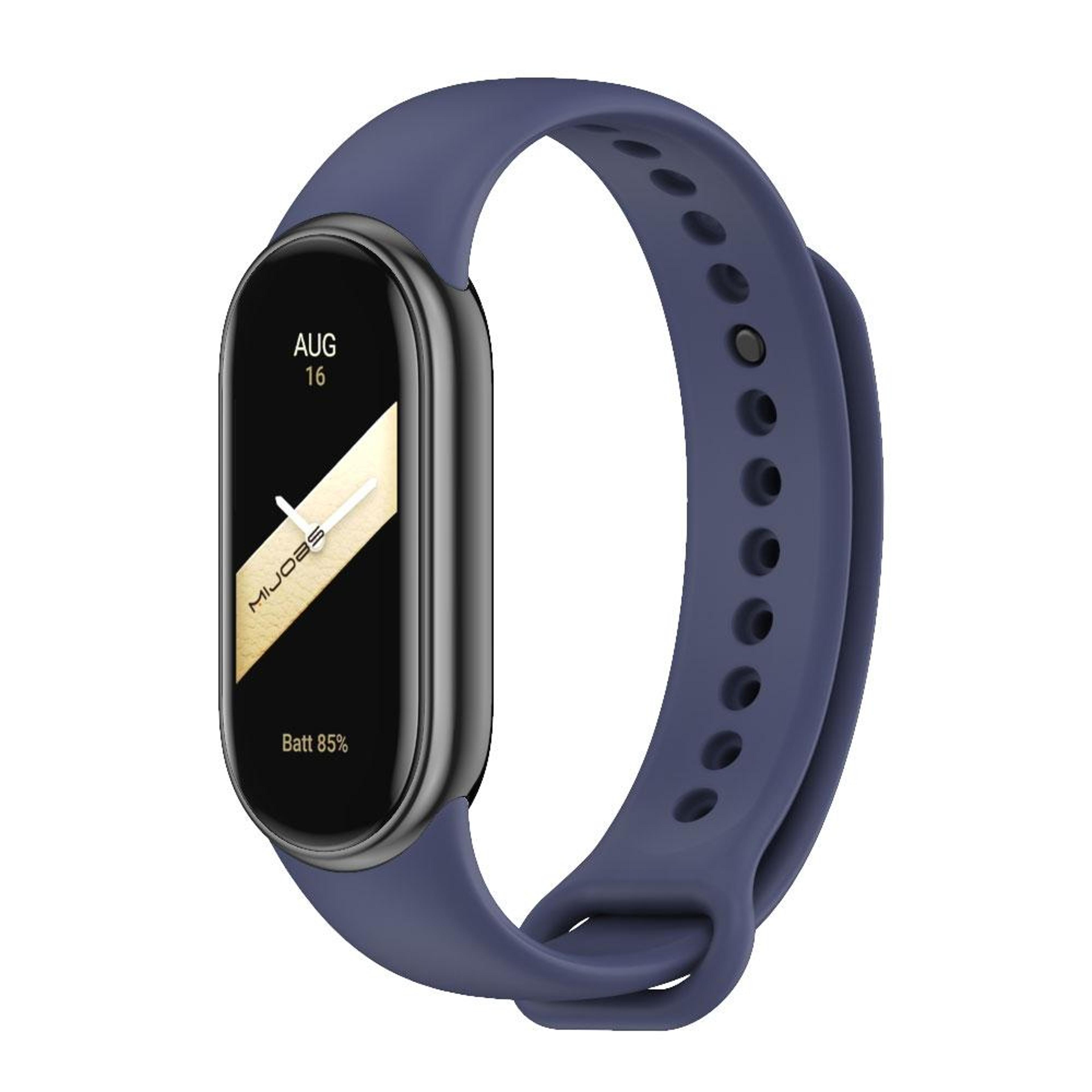 mijobs xiaomi smart band 10 strap silicone replacement watch band with metal buckle for band 10 9 8