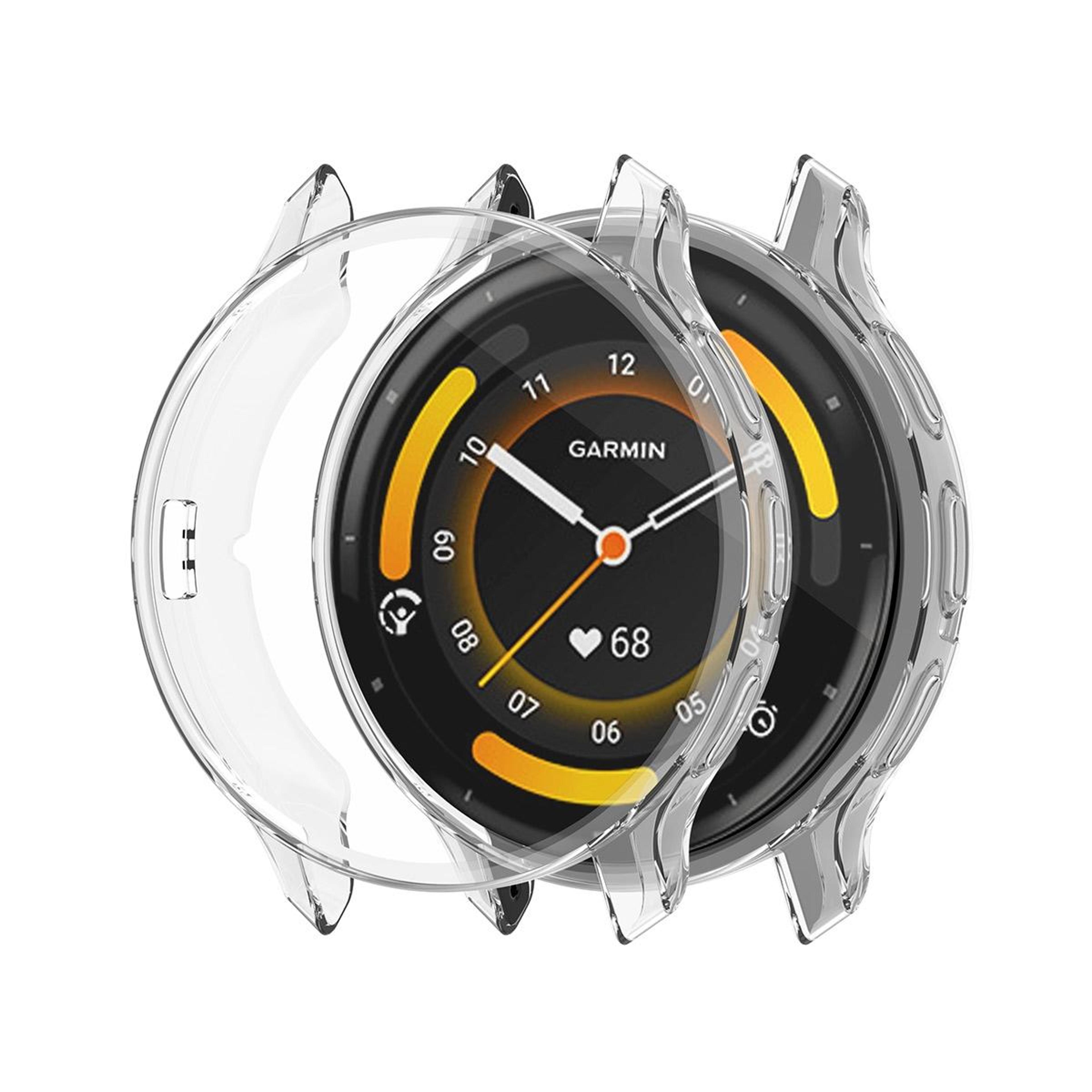 enkay hat prince garmin venu 3 case full coverage tpu watch case with screen protector