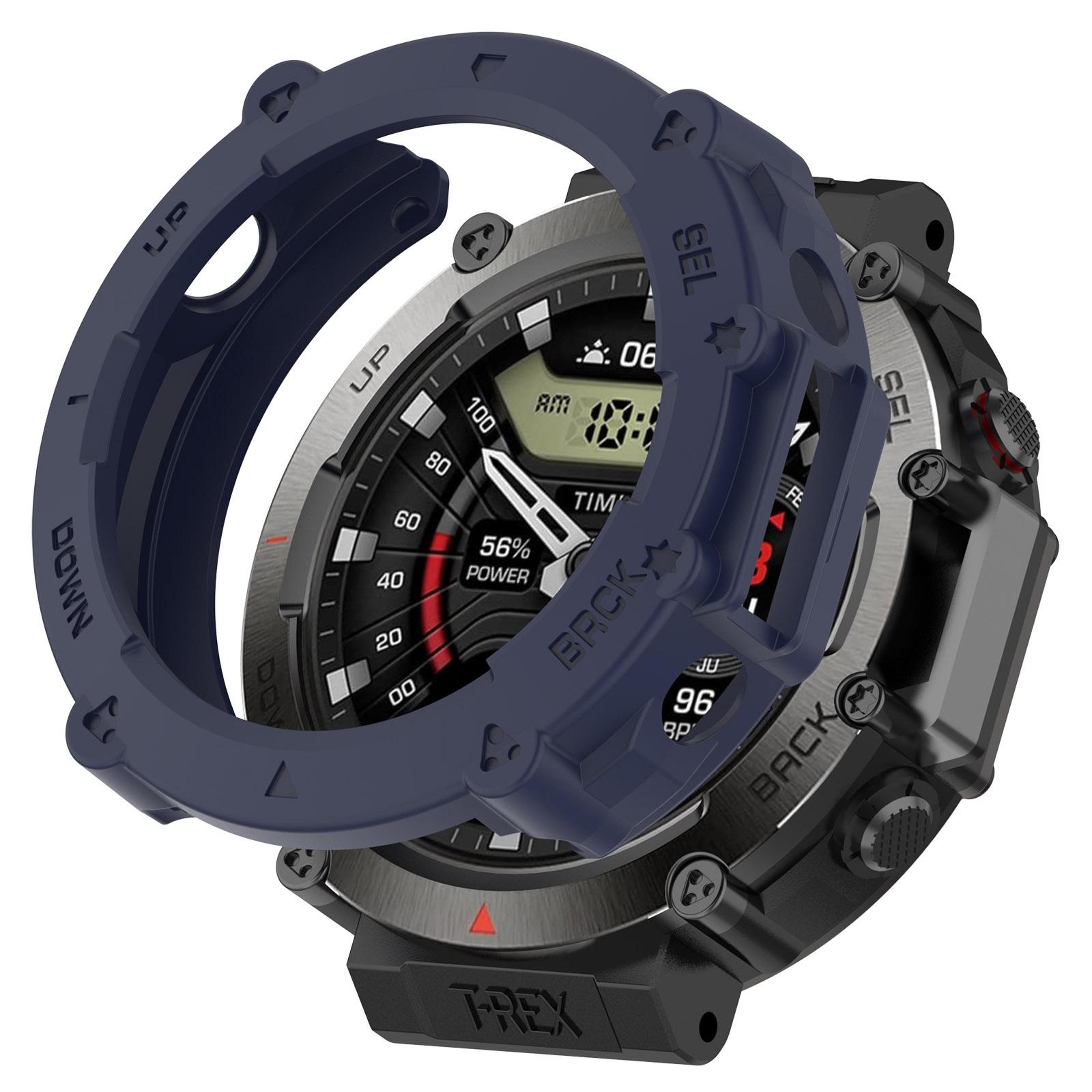 amazfit t rex ultra protective case rugged tpu watch cover armor hollow bumper