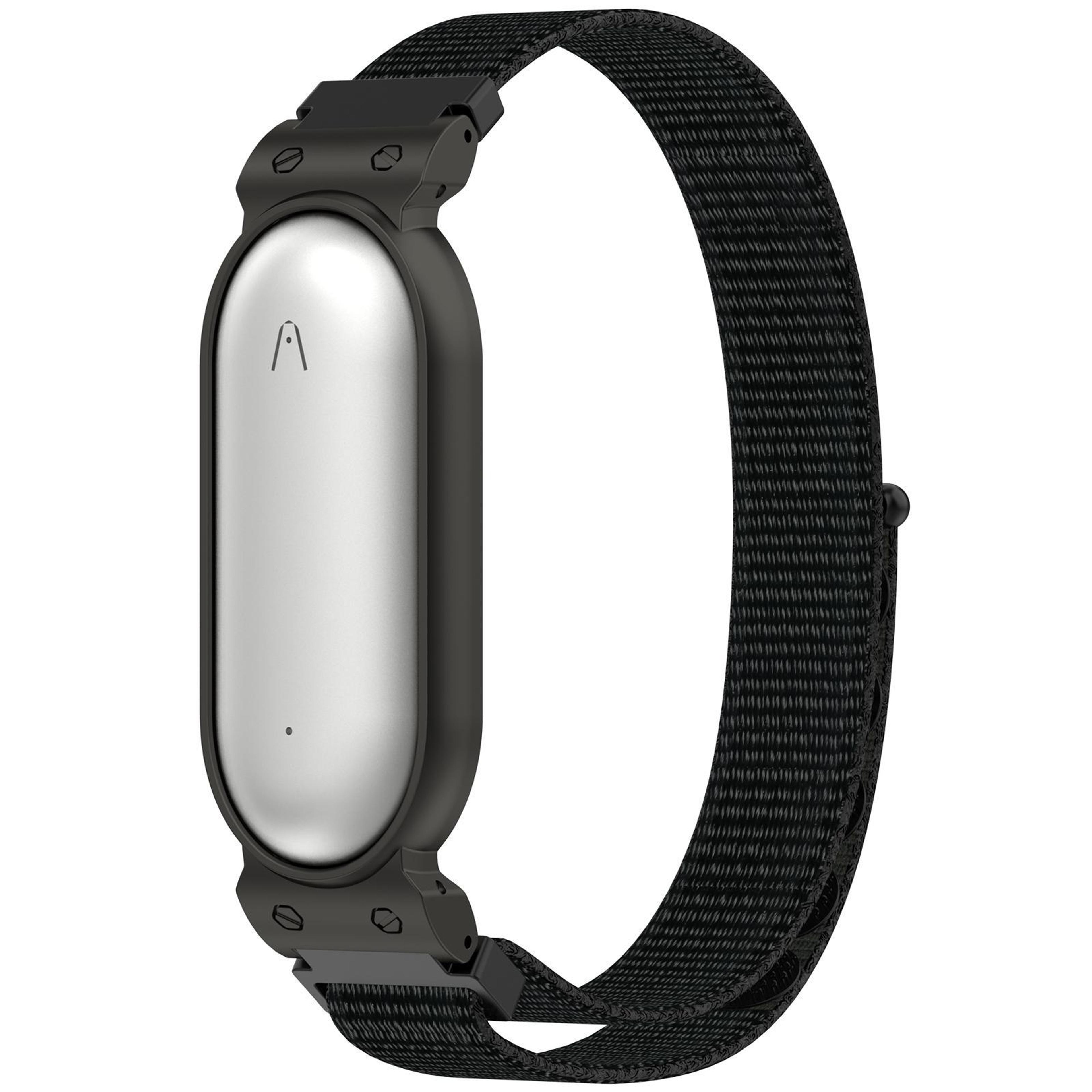 plaud notepin ai nylon watch band with metal frame adjustable hook and loop strap