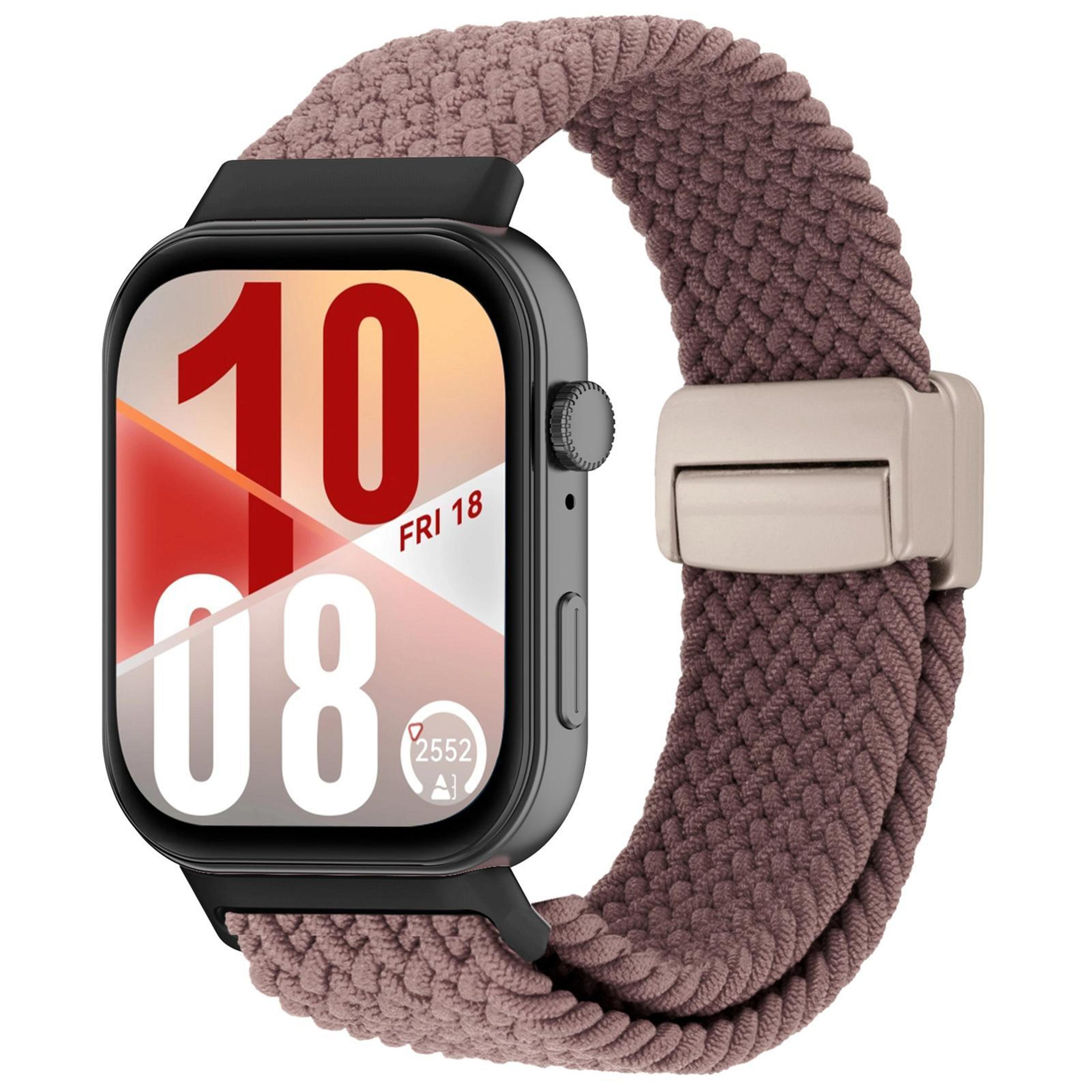 huawei watch fit 5 fit 5 pro fit 4 magnetic nylon watch band breathable adjustable woven strap