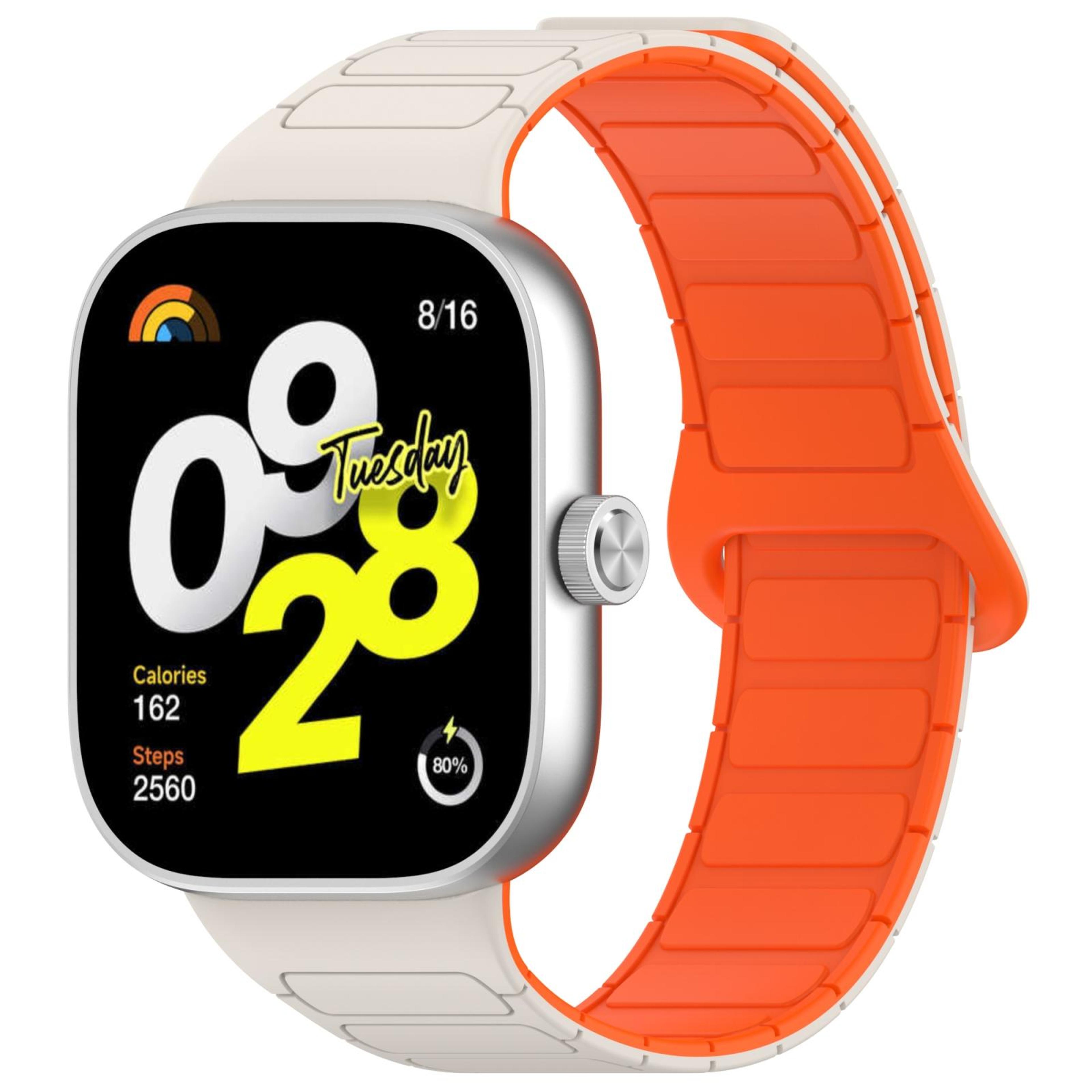 xiaomi band 10 pro 9 pro magnetic silicone watch band dual color adjustable replacement strap