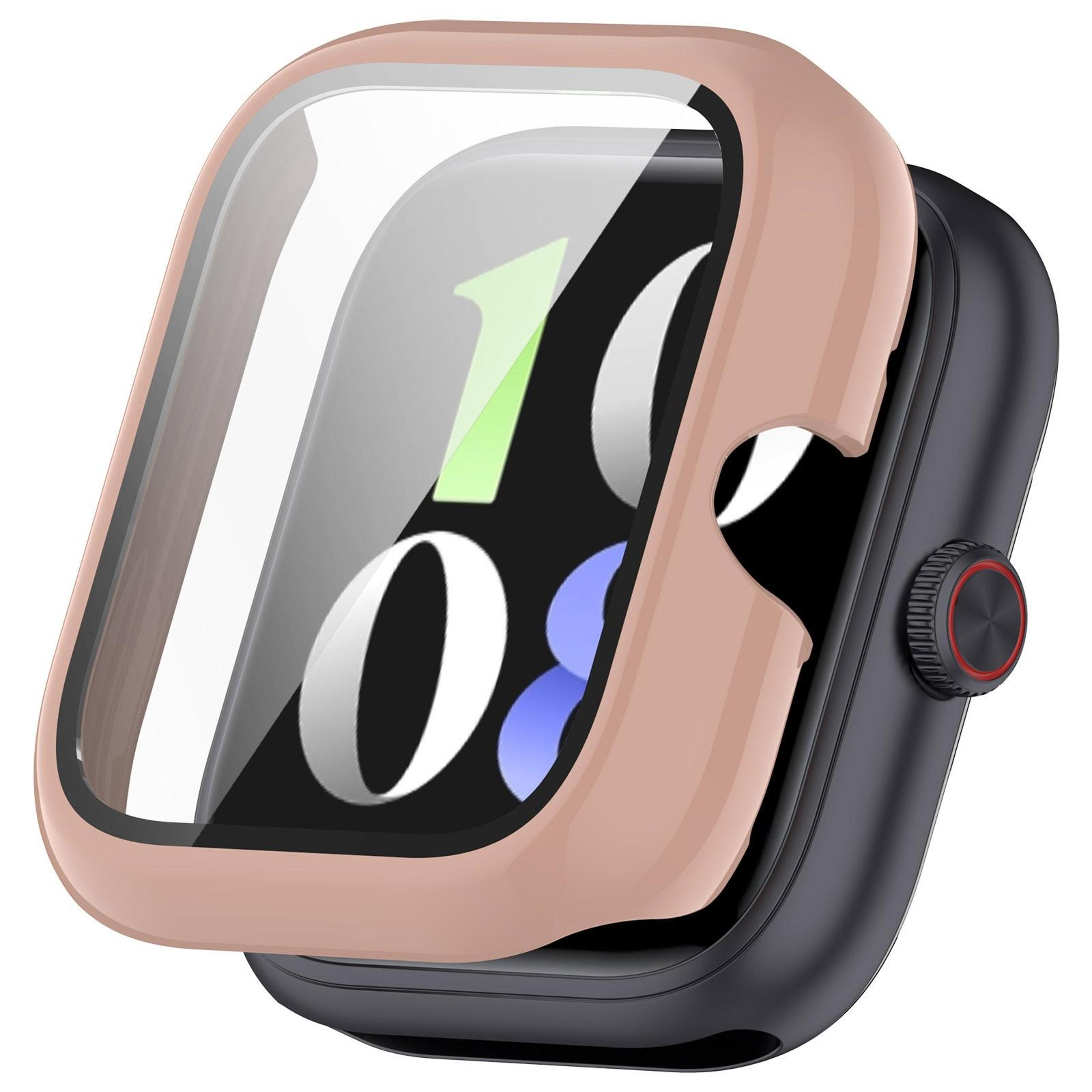 vivo iqoo watch gt protective case with tempered glass screen protector hard pc cover