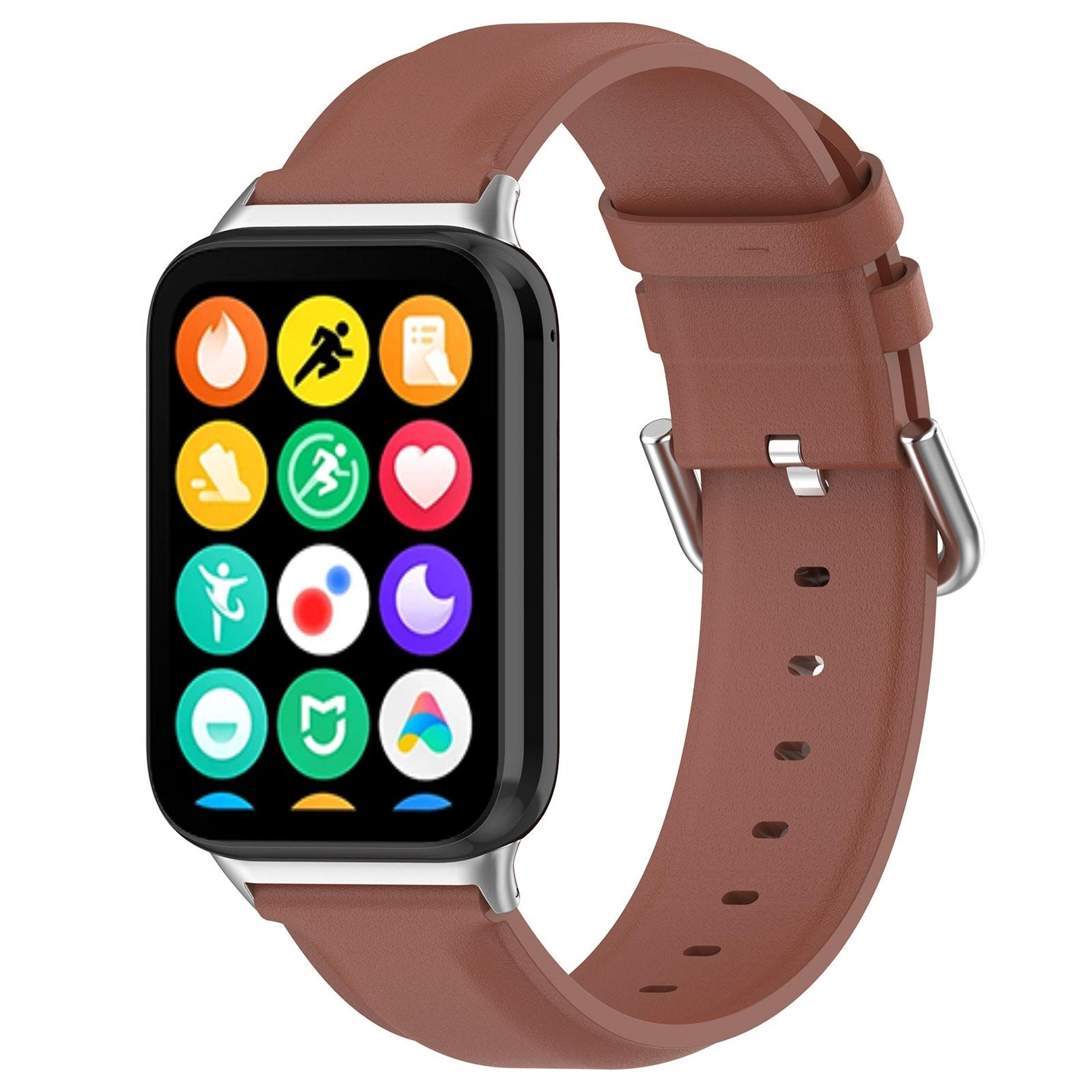 premium leather watch band for xiaomi band 10 pro redmi watch 6 5 genuine replacement strap