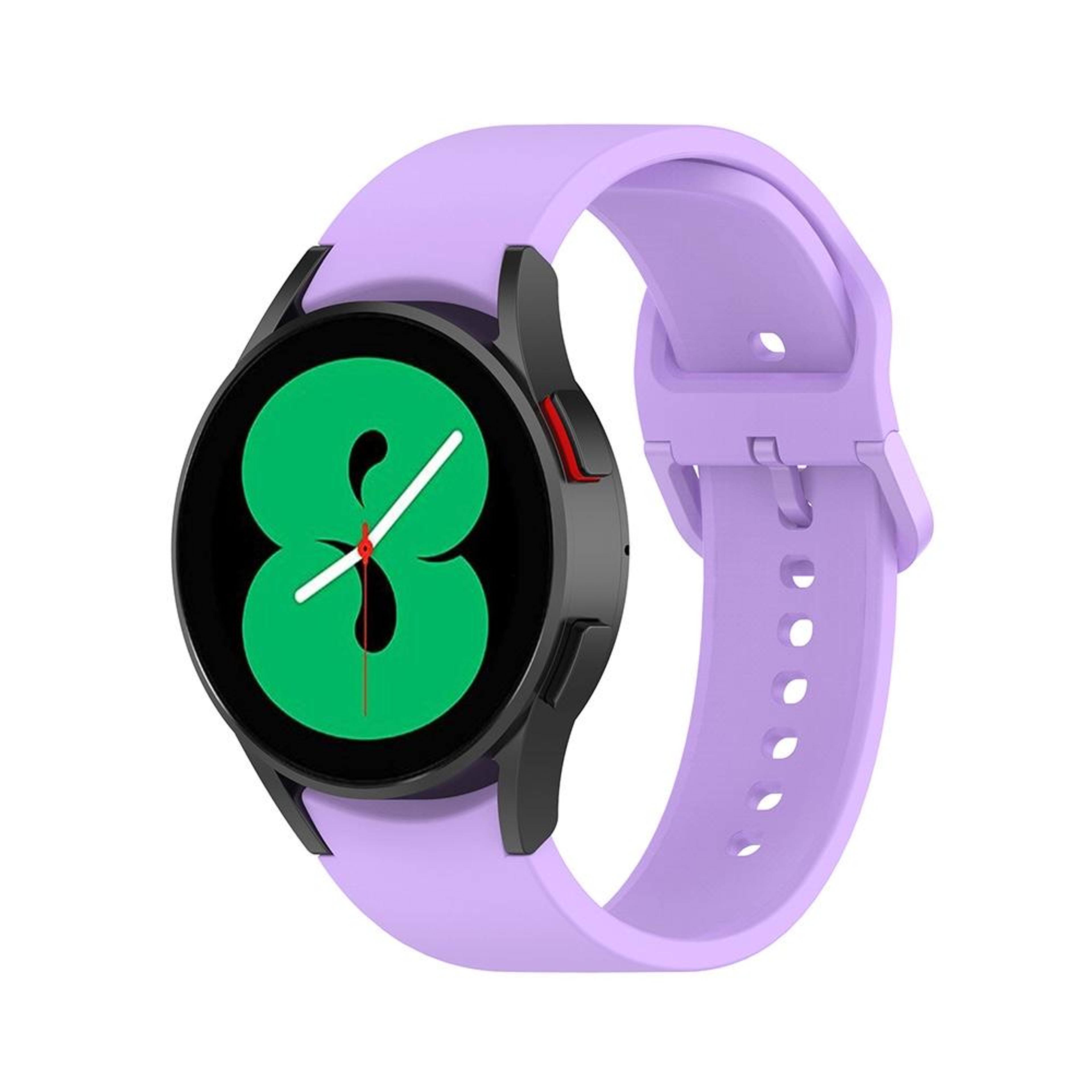 samsung galaxy watch 6 5 4 silicone watch band adjustable soft replacement strap