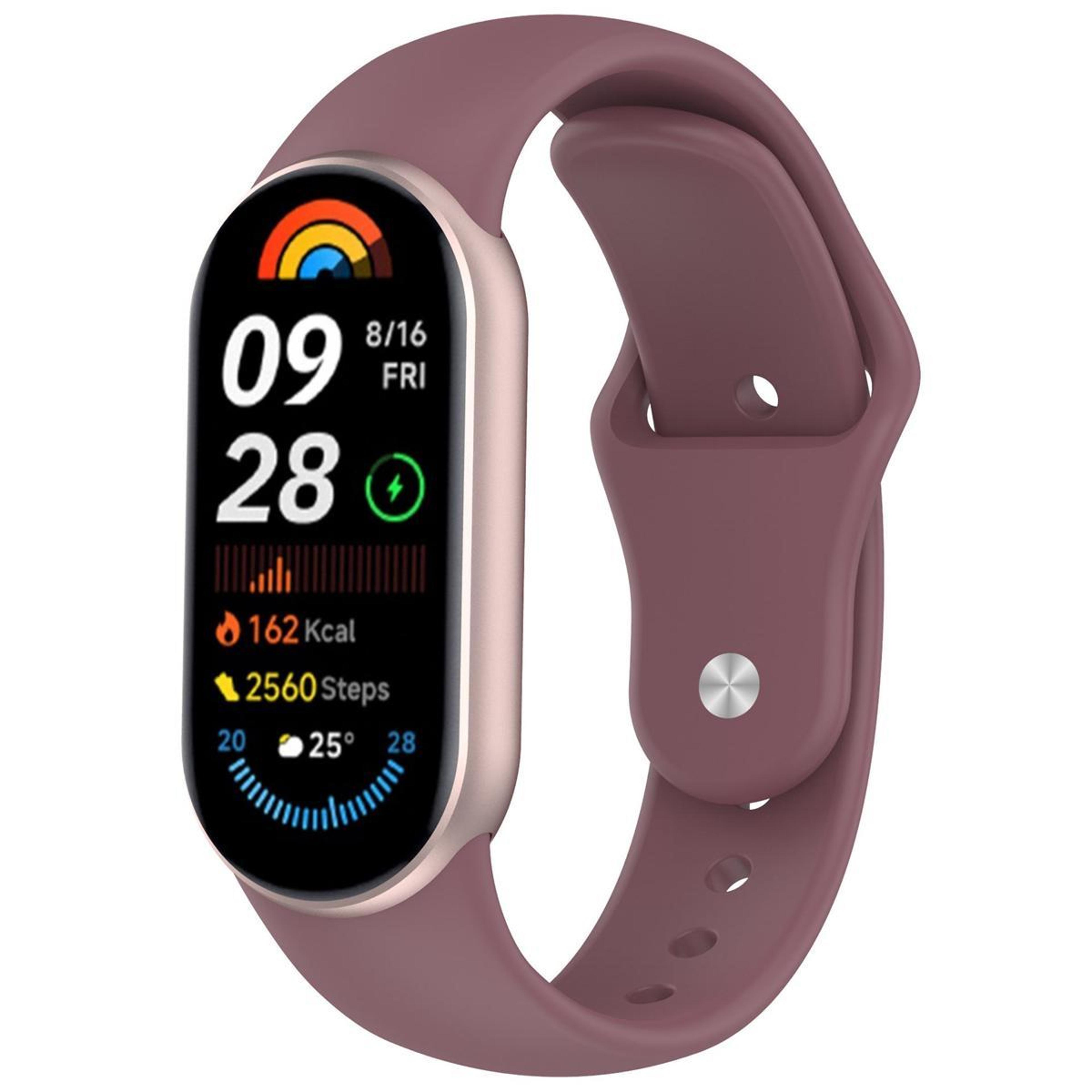 xiaomi smart band 10 9 8 silicone watch band adjustable reverse buckle replacement strap