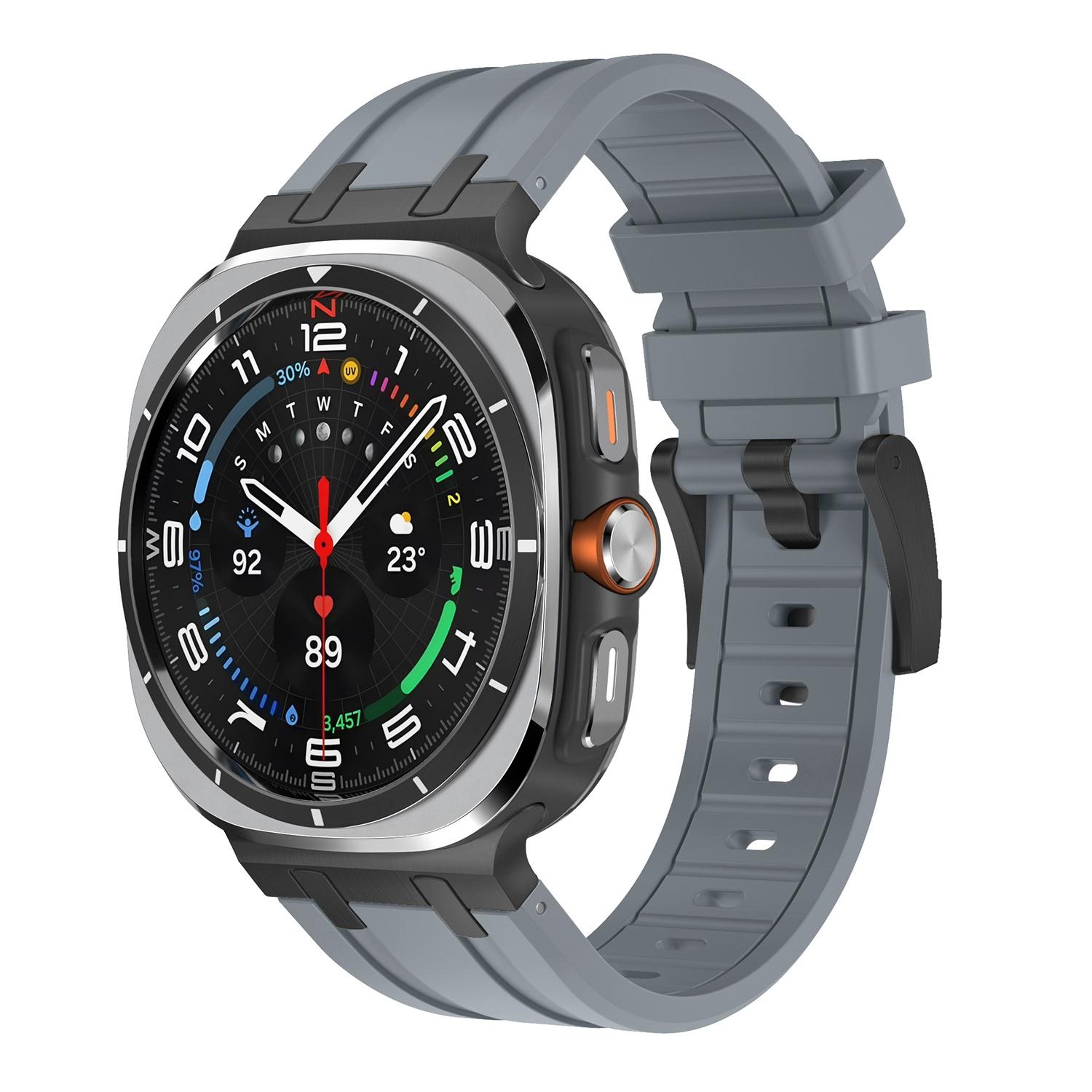 samsung galaxy watch ultra 47mm 2025 liquid silicone watch band soft adjustable replacement strap