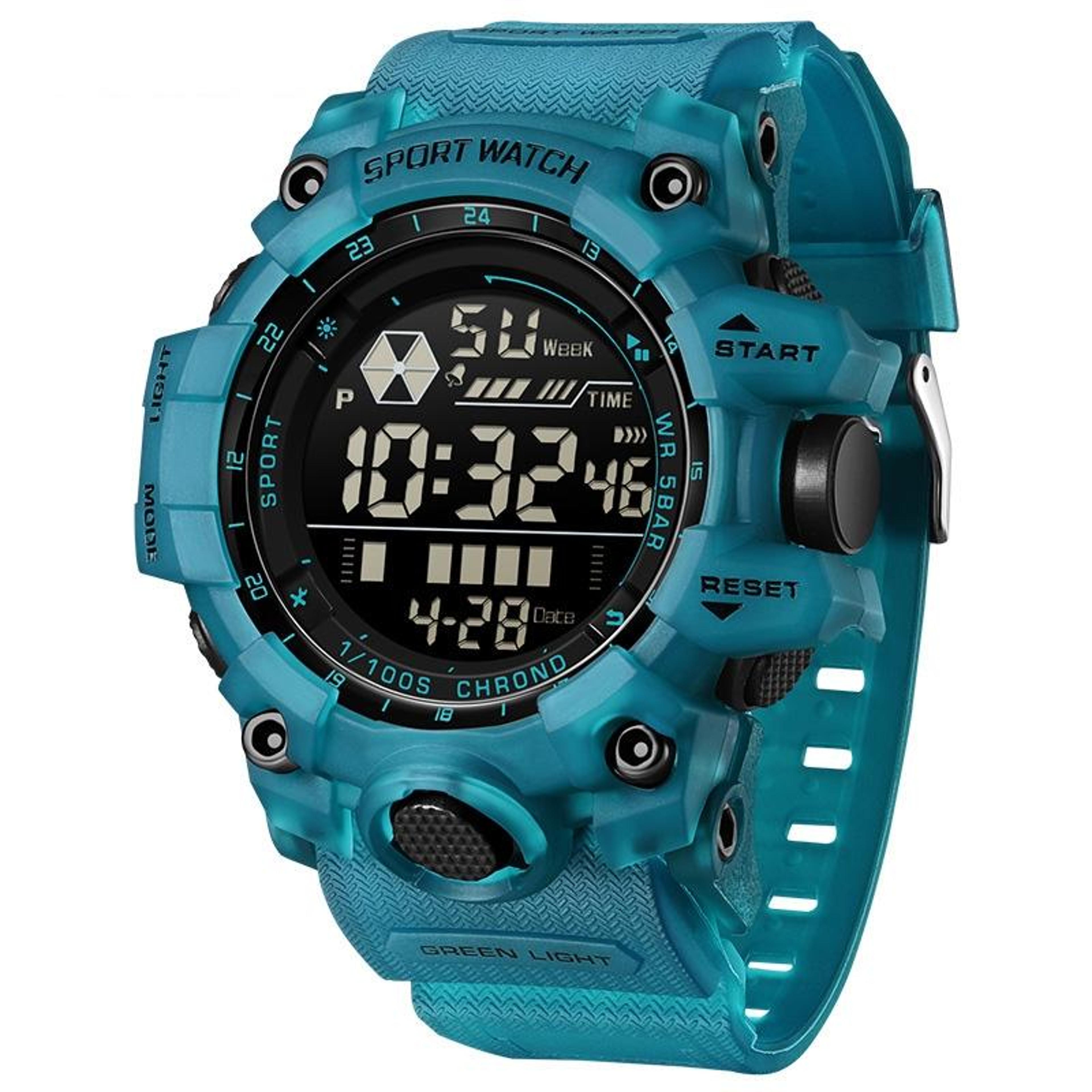 sanda outdoor sports watch multifunction digital watch 5atm waterproof electronic wristwatch