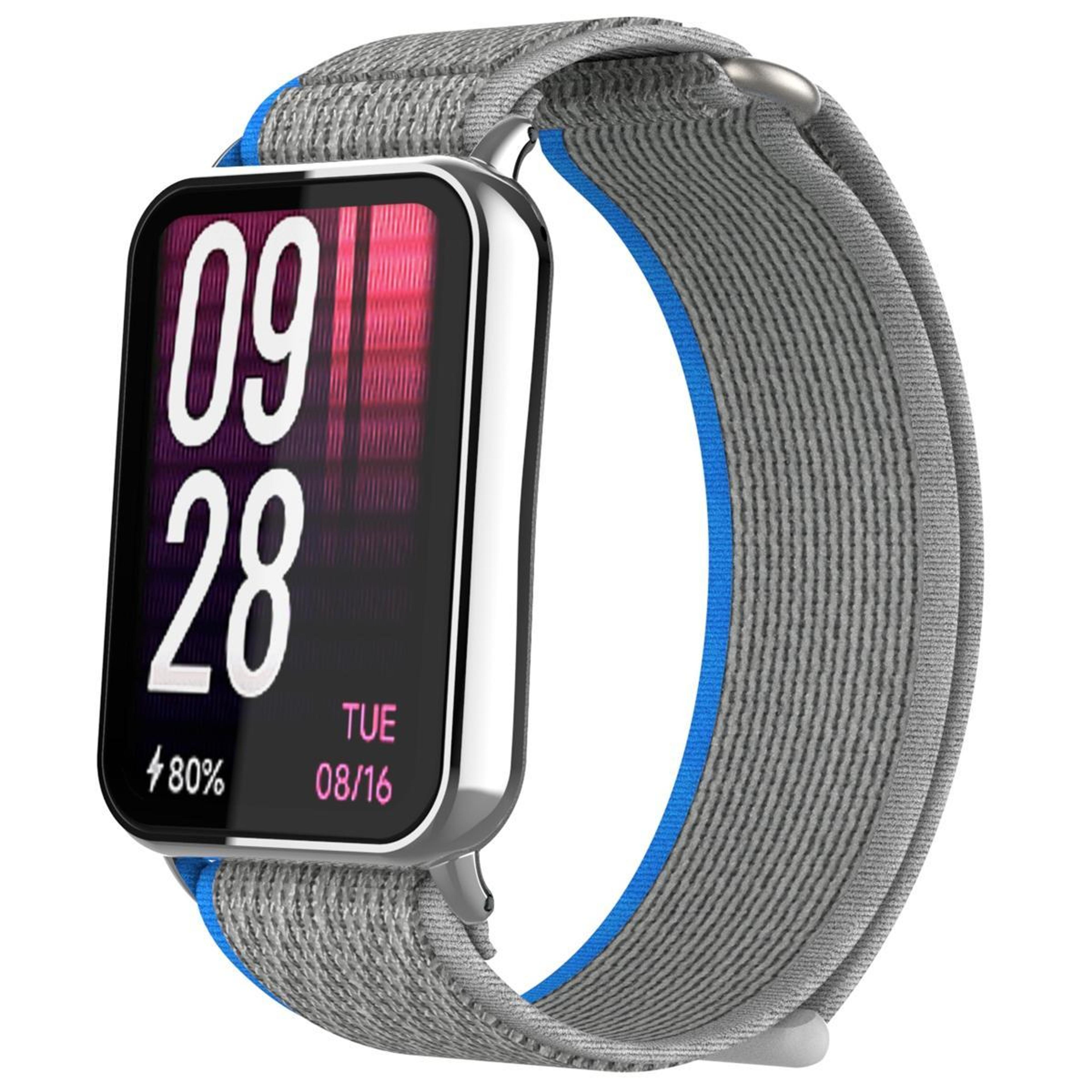nylon loop watch band for xiaomi band 10 pro redmi watch 6 5 adjustable hook and loop strap
