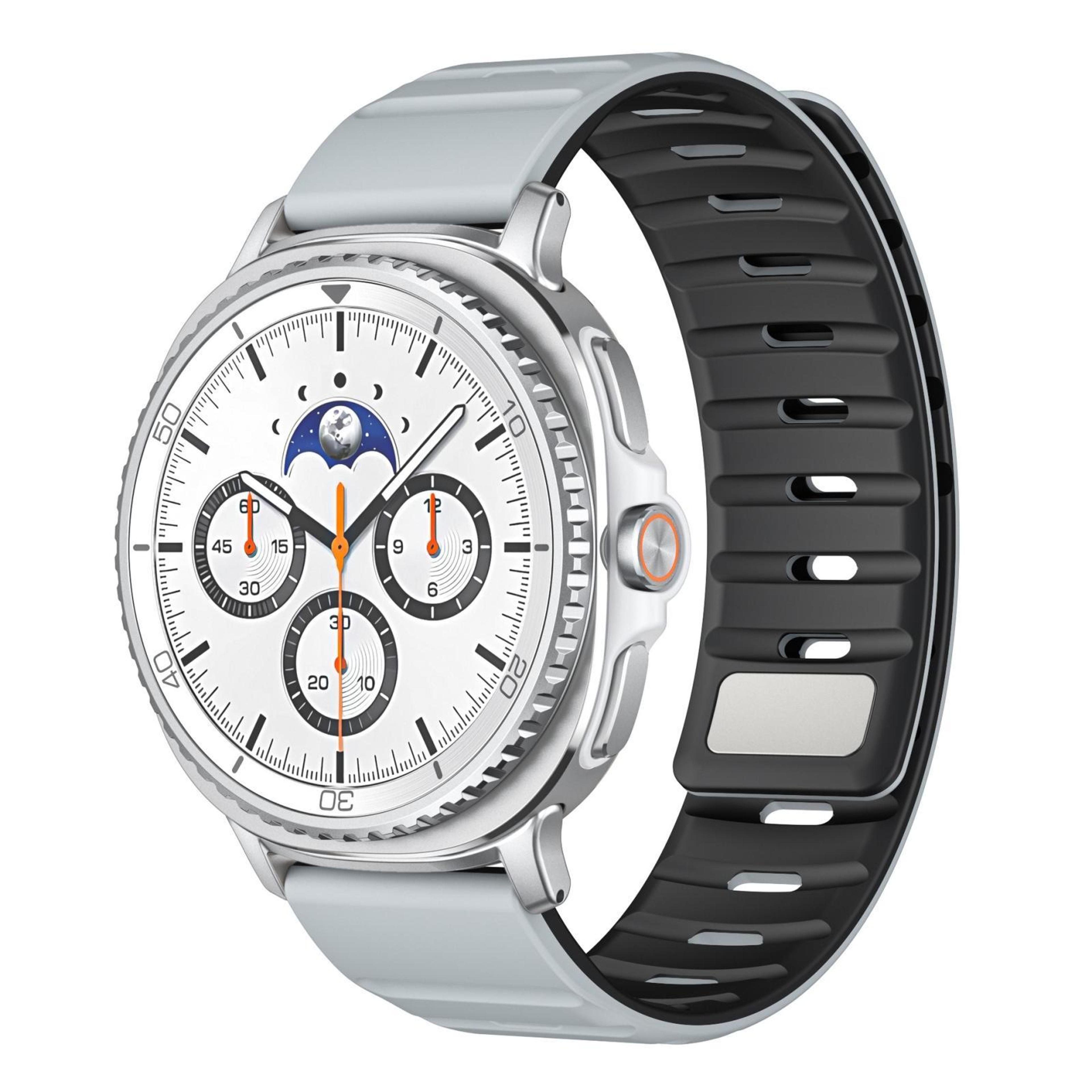 samsung galaxy watch8 classic magnetic silicone watch band adjustable soft sport strap