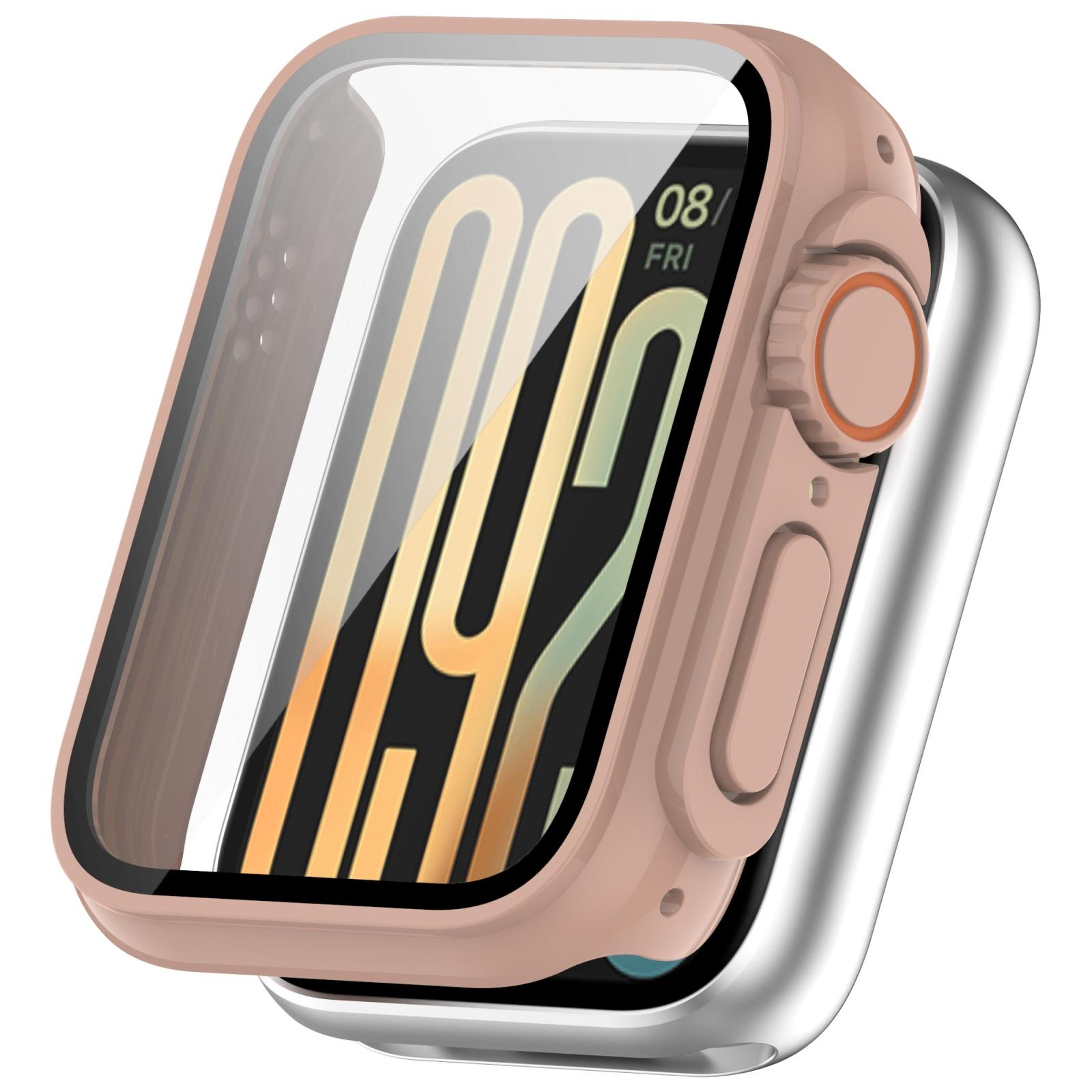 xiaomi smart band 9 pro protective case with tempered glass screen protector pc full coverage cover