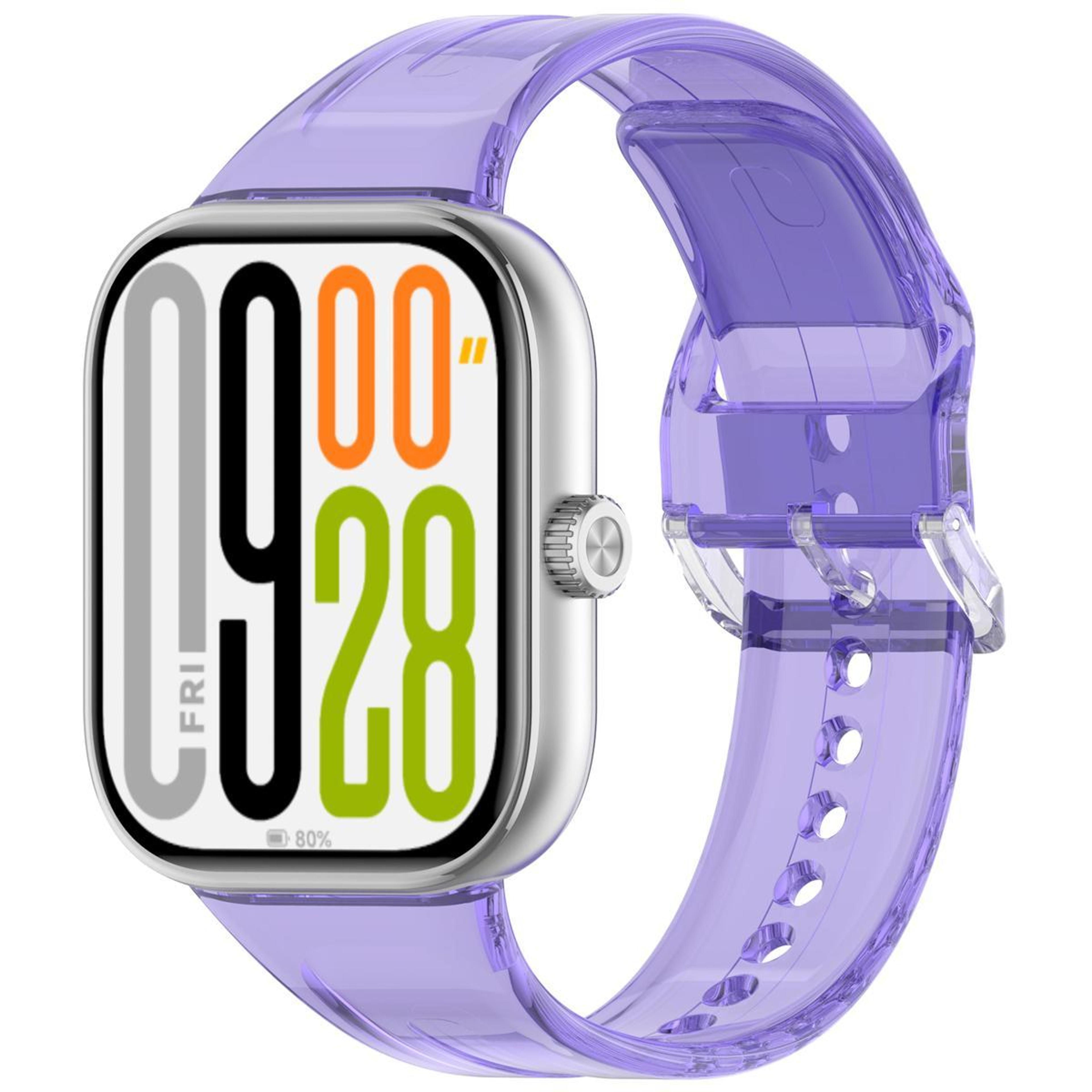 color changing tpu watch band for xiaomi band 10 pro redmi watch 6 5 4 soft replacement strap
