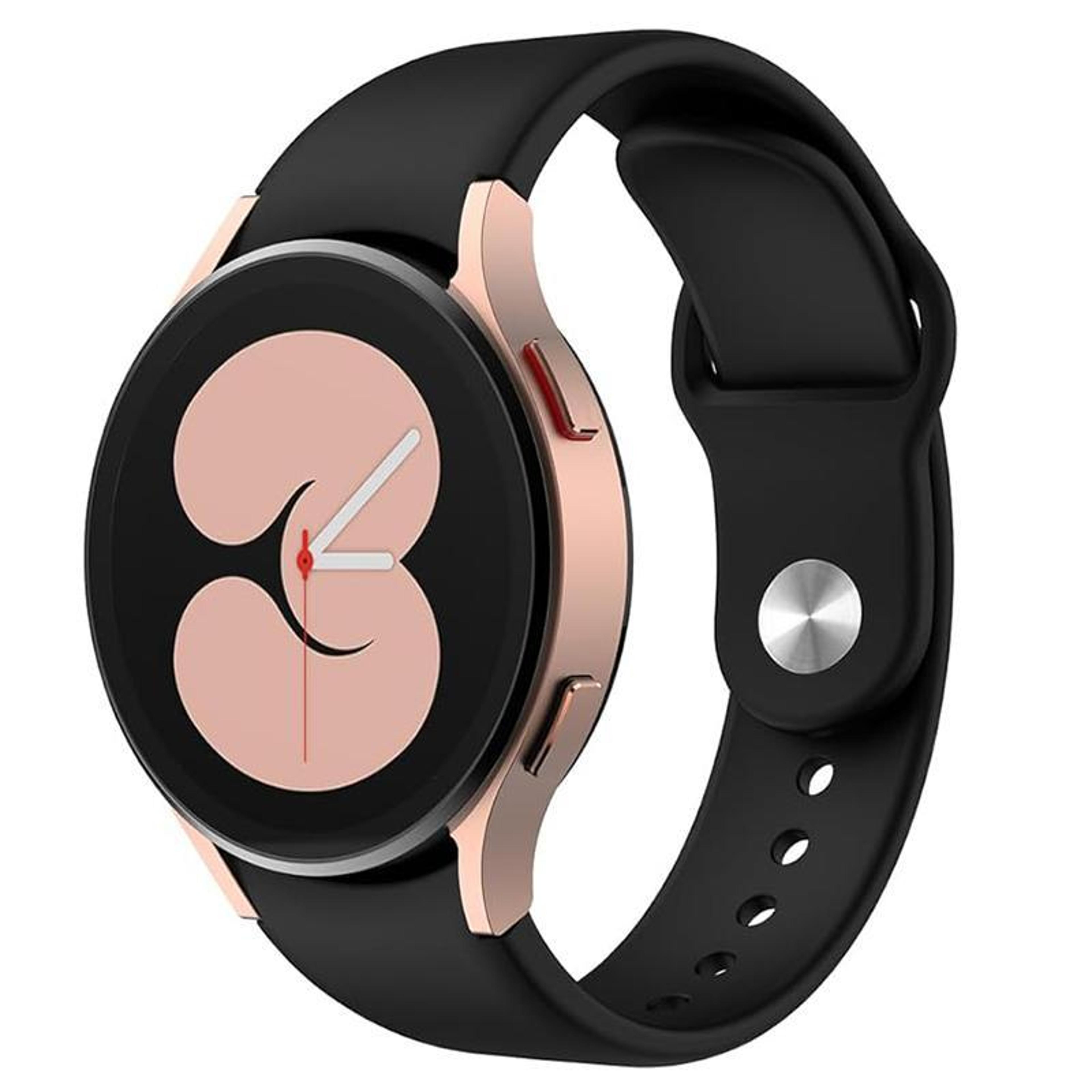 kalebol samsung galaxy watch 7 6 5 4 silicone watch band reverse buckle adjustable replacement strap