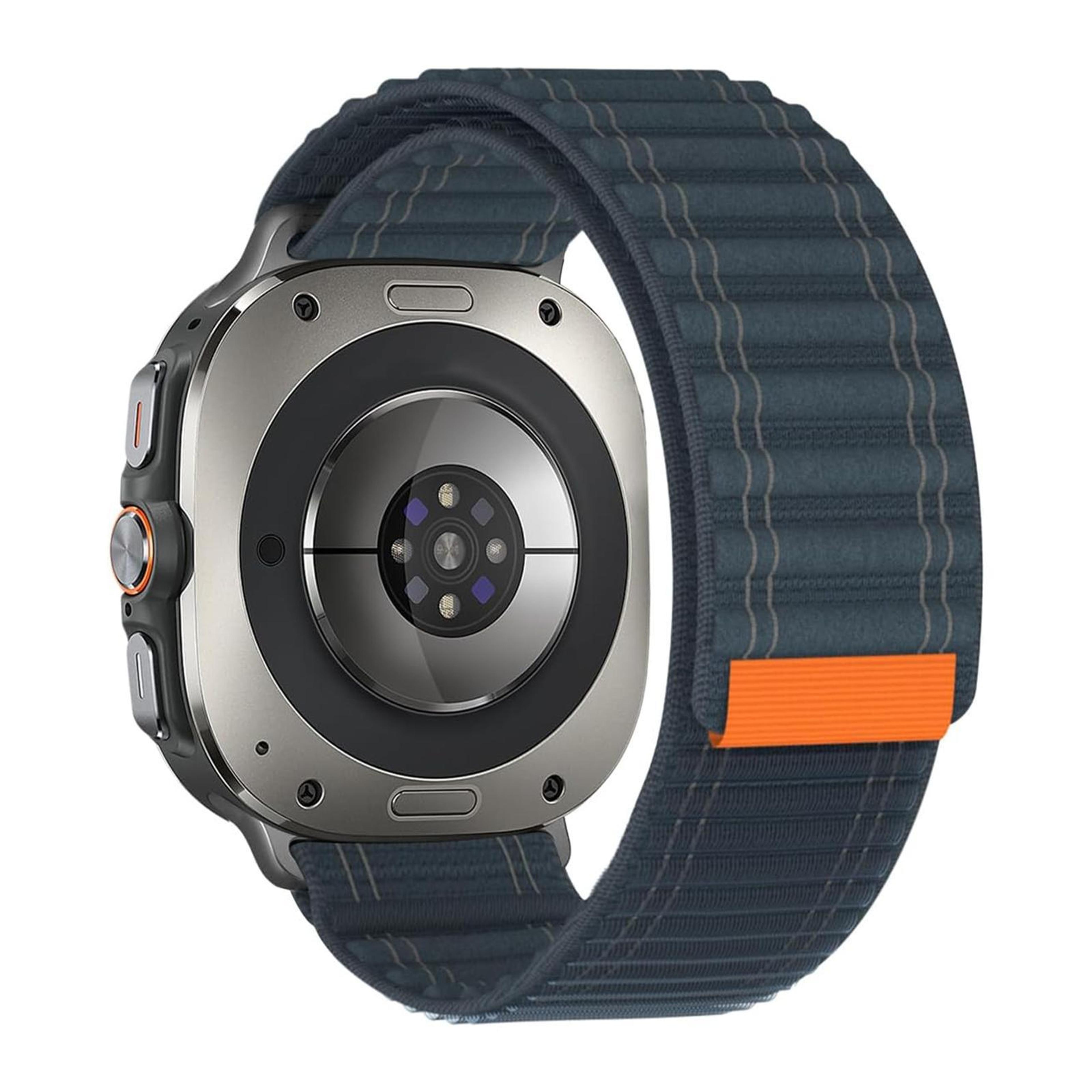 samsung galaxy watch ultra 47mm nylon watch band hook and loop adjustable sport strap