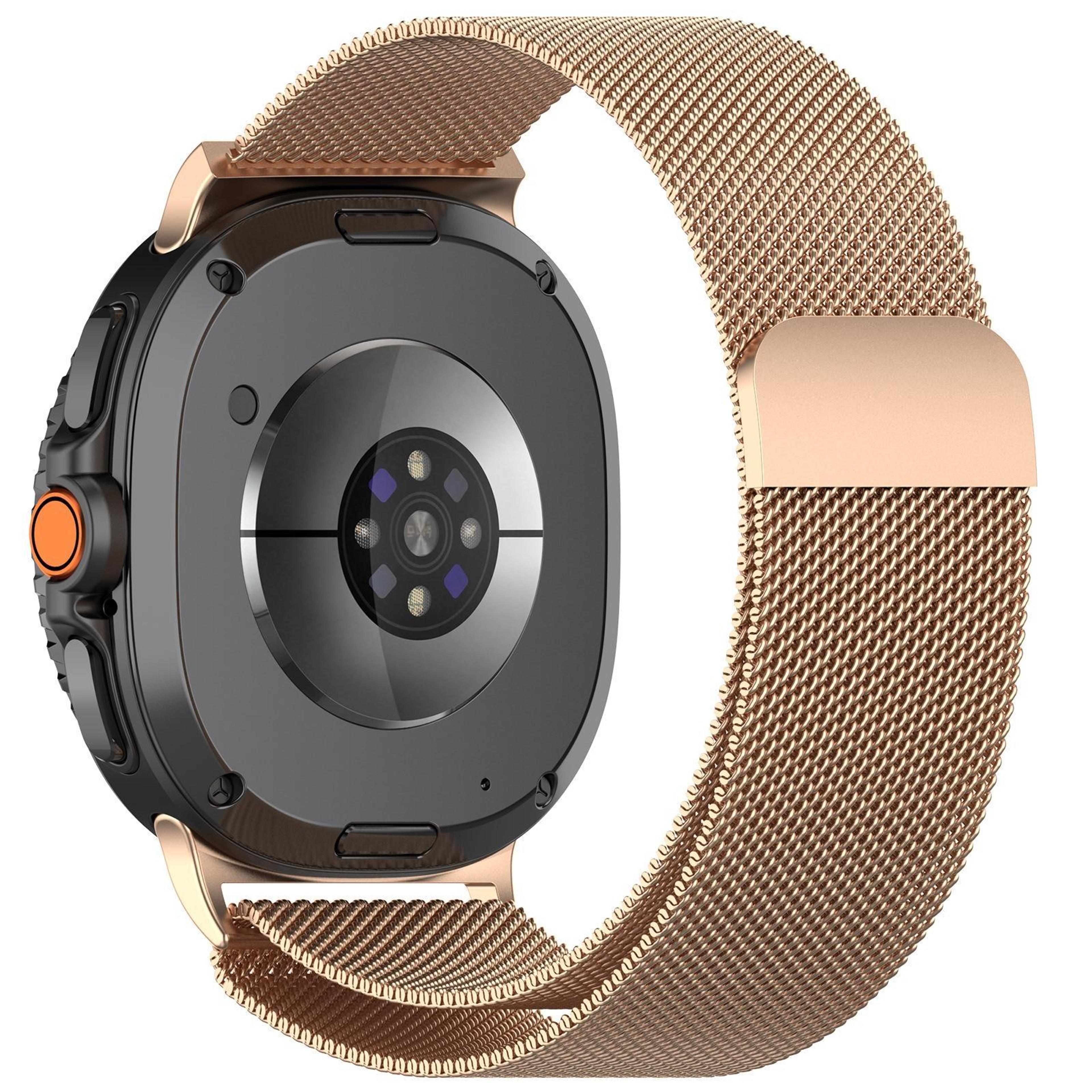 samsung galaxy watch8 classic milanese loop band magnetic stainless steel watch band