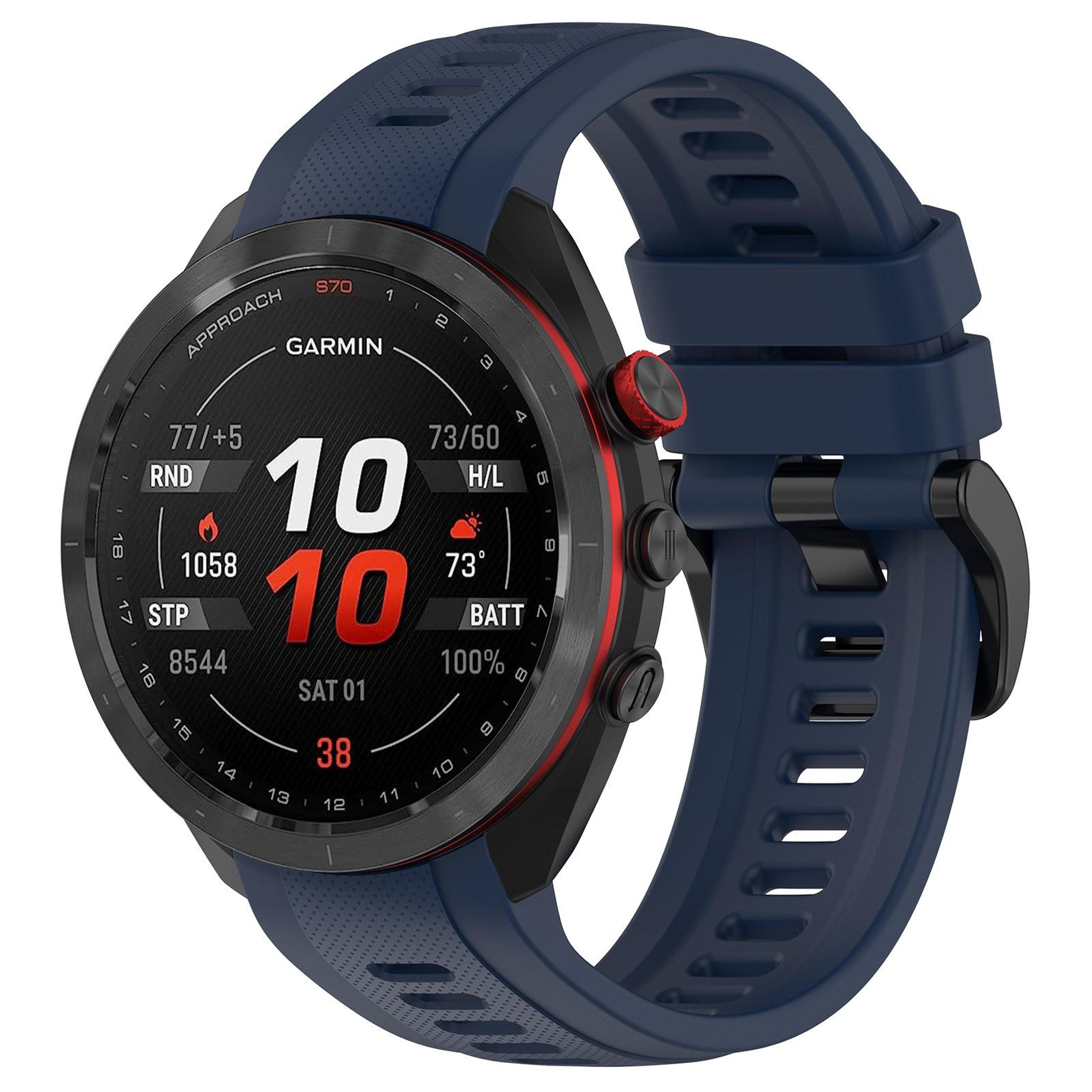 garmin approach s70 47mm sports silicone watch band soft waterproof 22mm replacement strap
