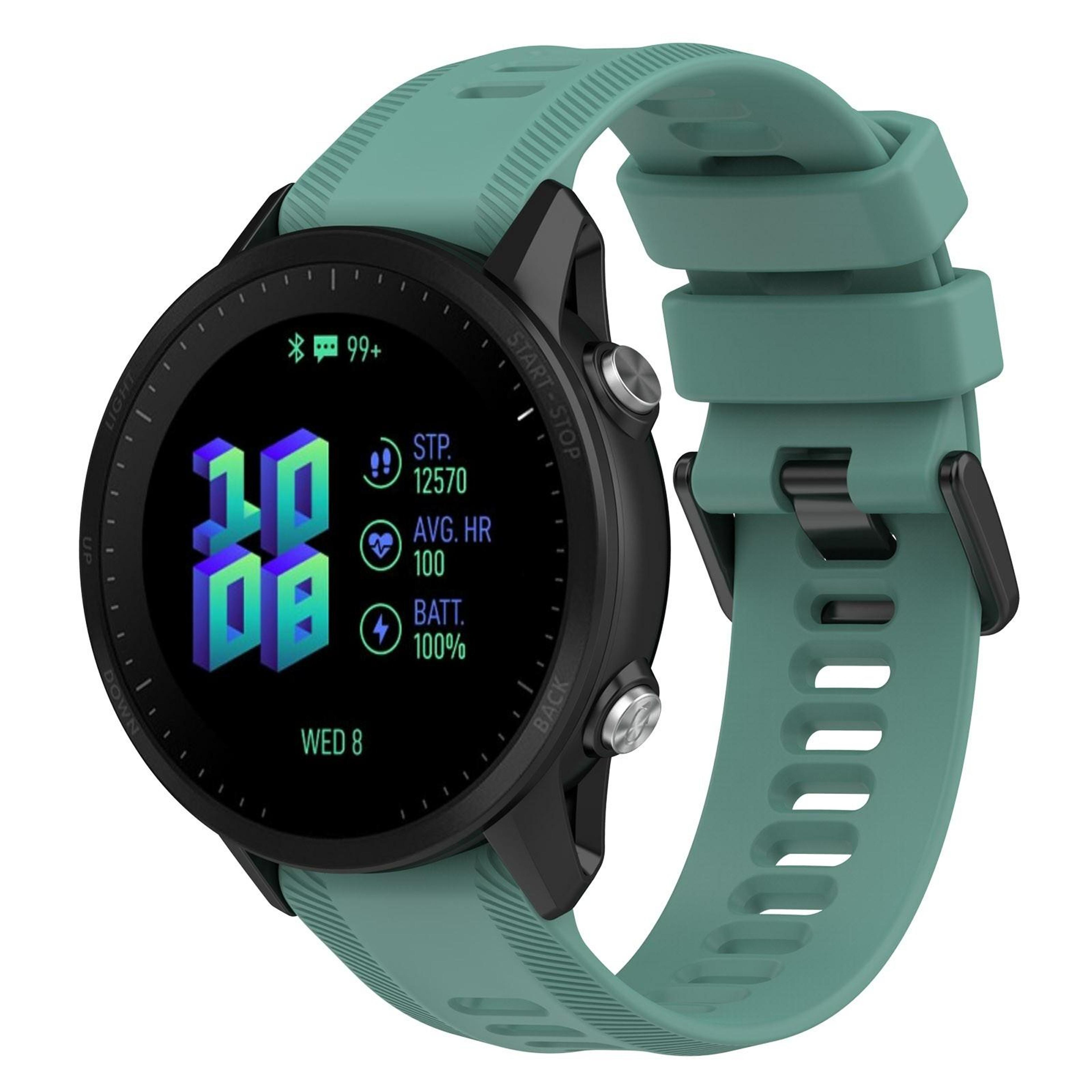 garmin forerunner 955 silicone watch band 22mm quick release sport replacement strap