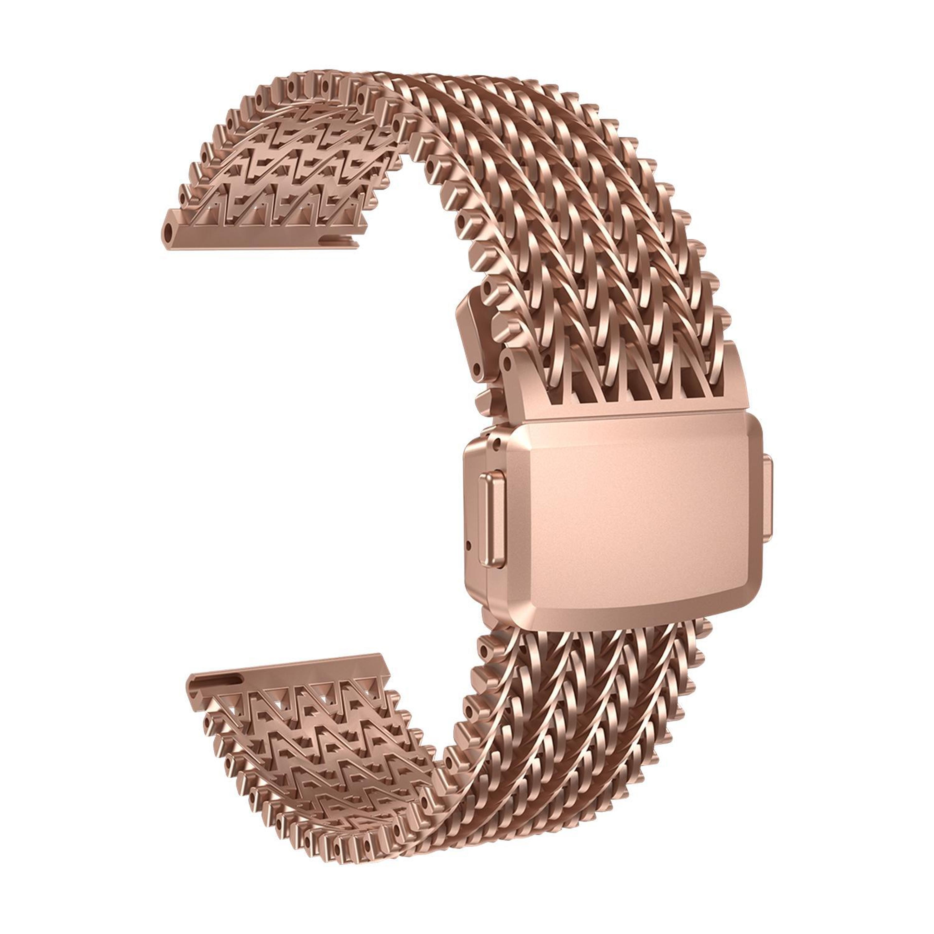 magnetic mesh watch band stainless steel milanese replacement strap for smartwatches
