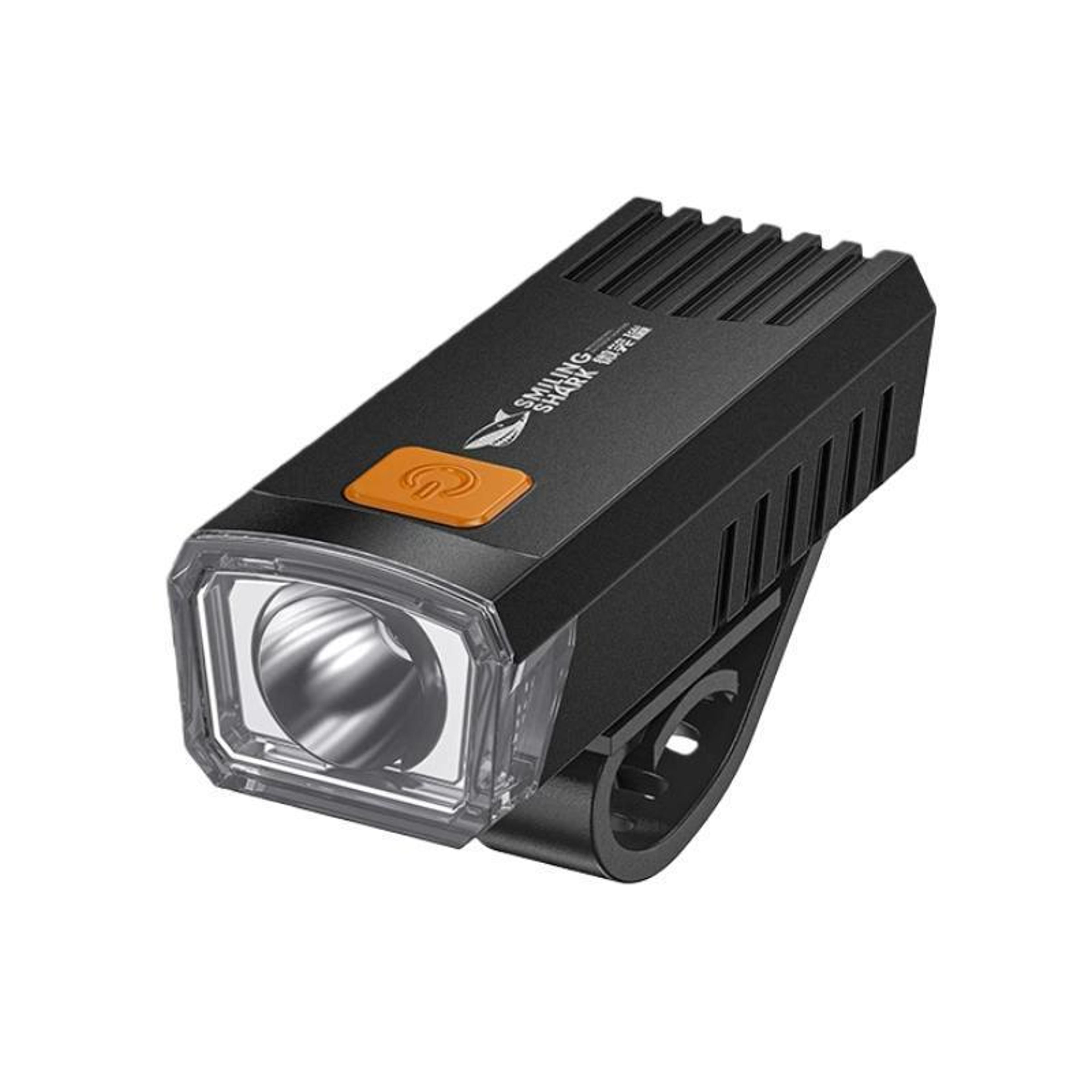 smiling shark qx d404 usb rechargeable bike light high brightness led cycling headlight with 4 lighting modes
