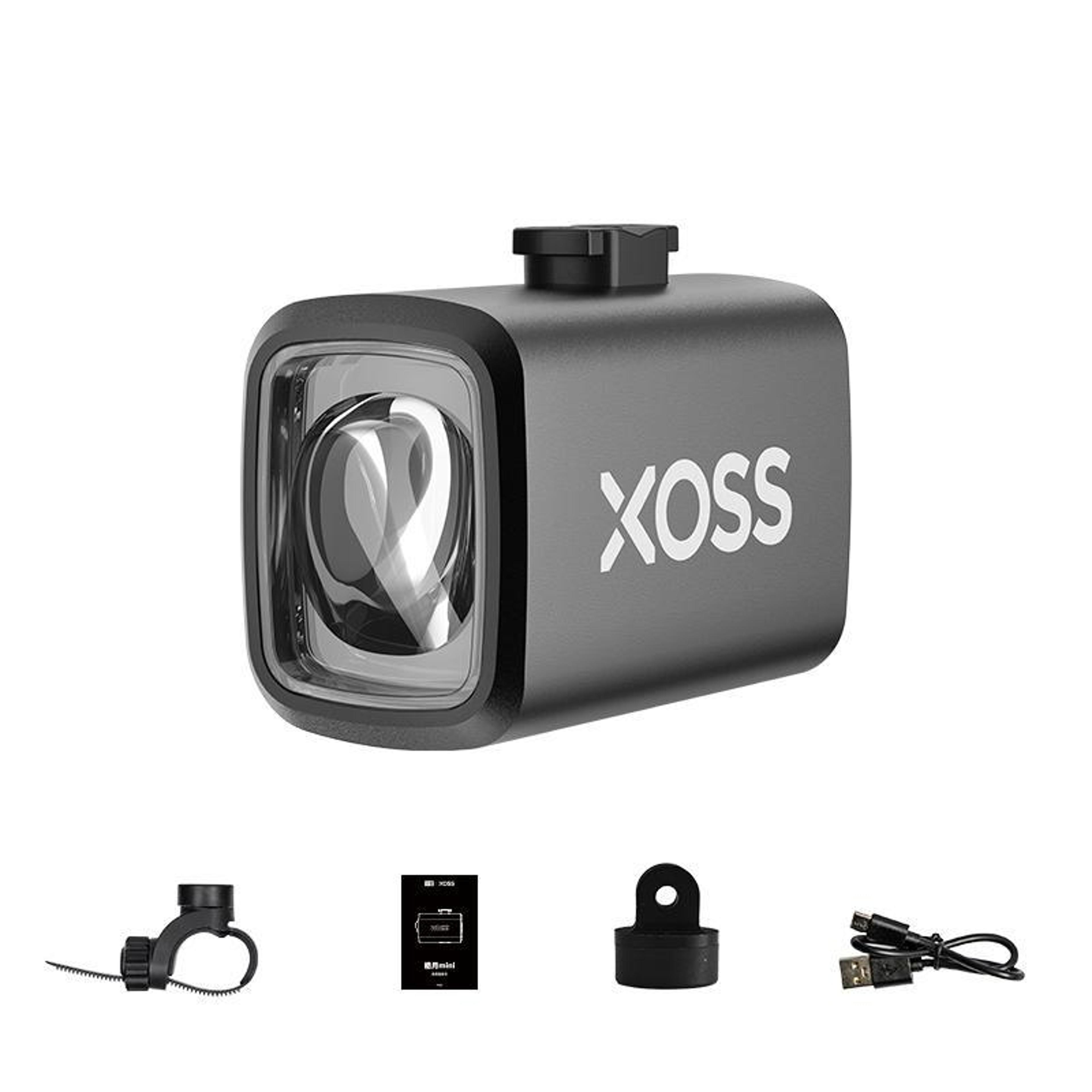 xoss mini bike headlight 1000 lumens usb c rechargeable bike light for night riding