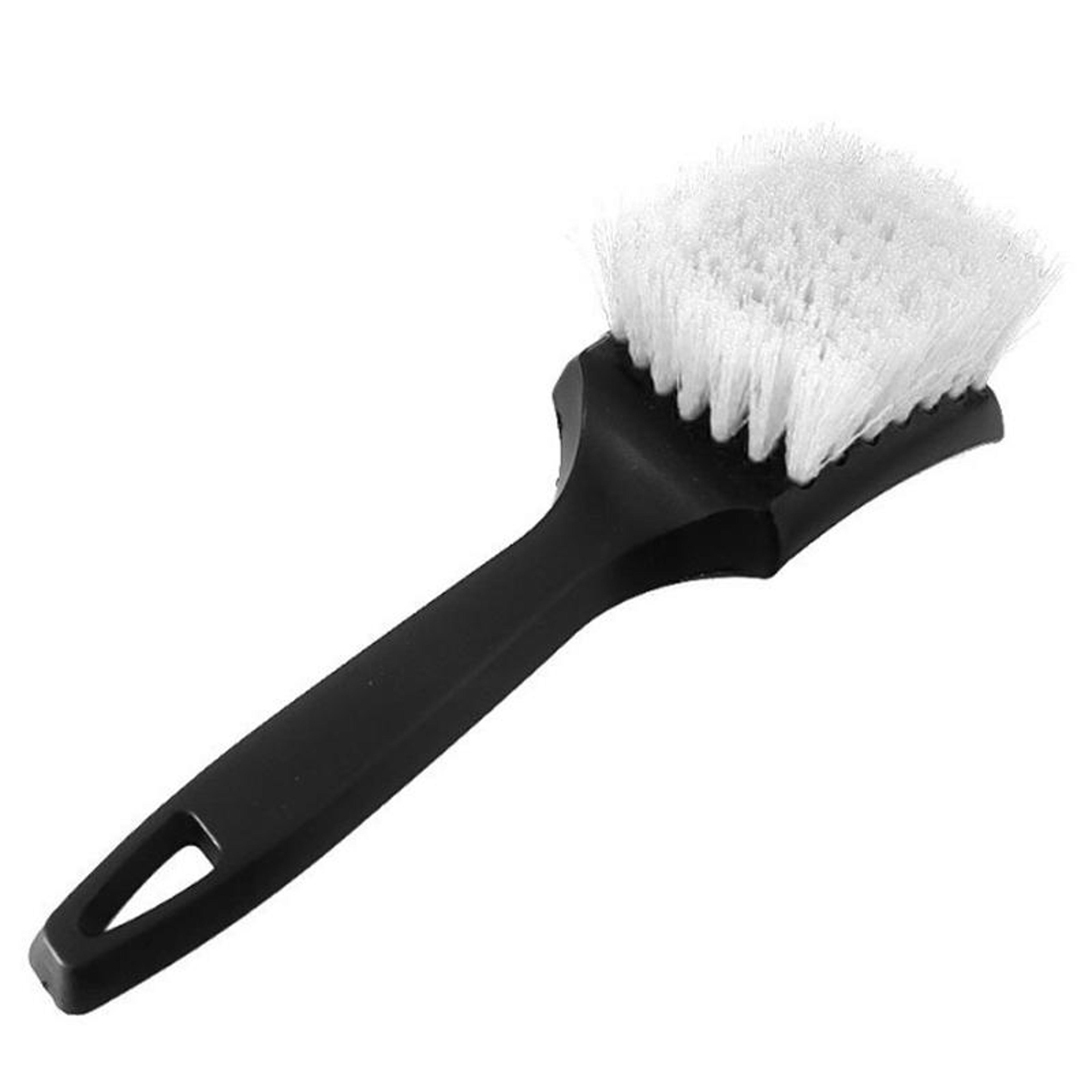 ergonomic car detailing brush tire carpet upholstery cleaning brush with durable pp bristles