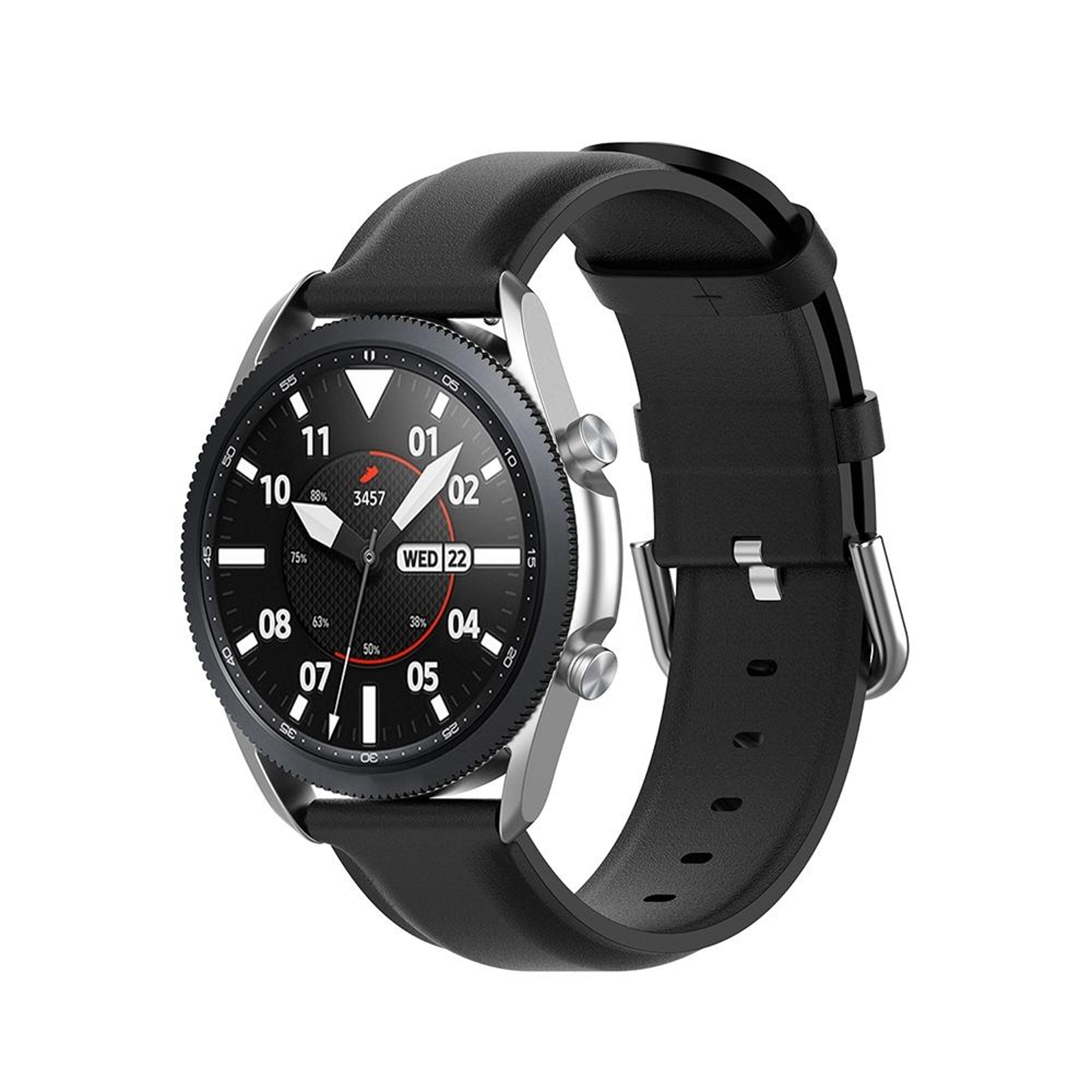 galaxy watch 3 41mm leather watch band 20mm replacement strap for samsung galaxy watch active active2 and more