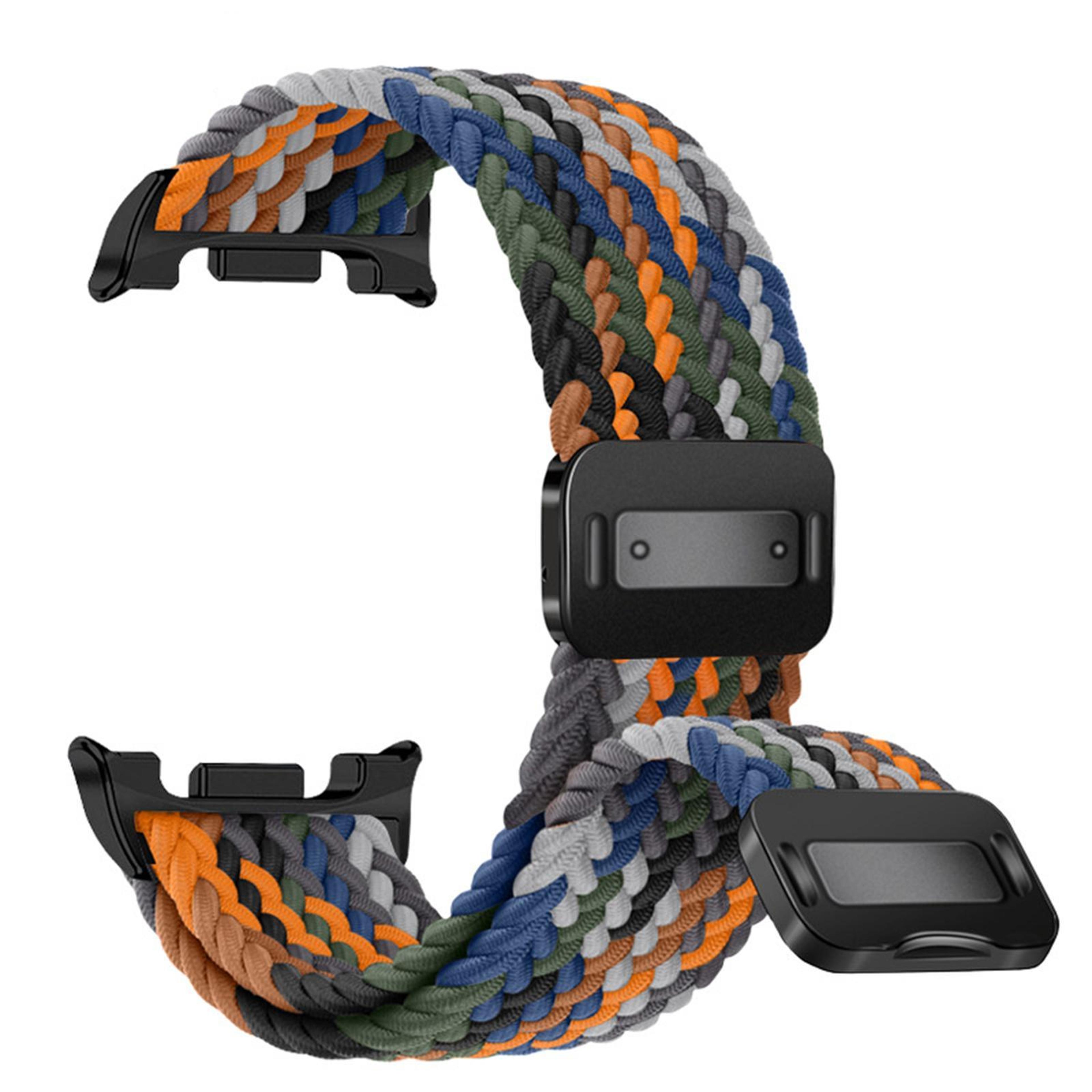 samsung galaxy watch8 classic magnetic nylon watch band adjustable braided stretch strap