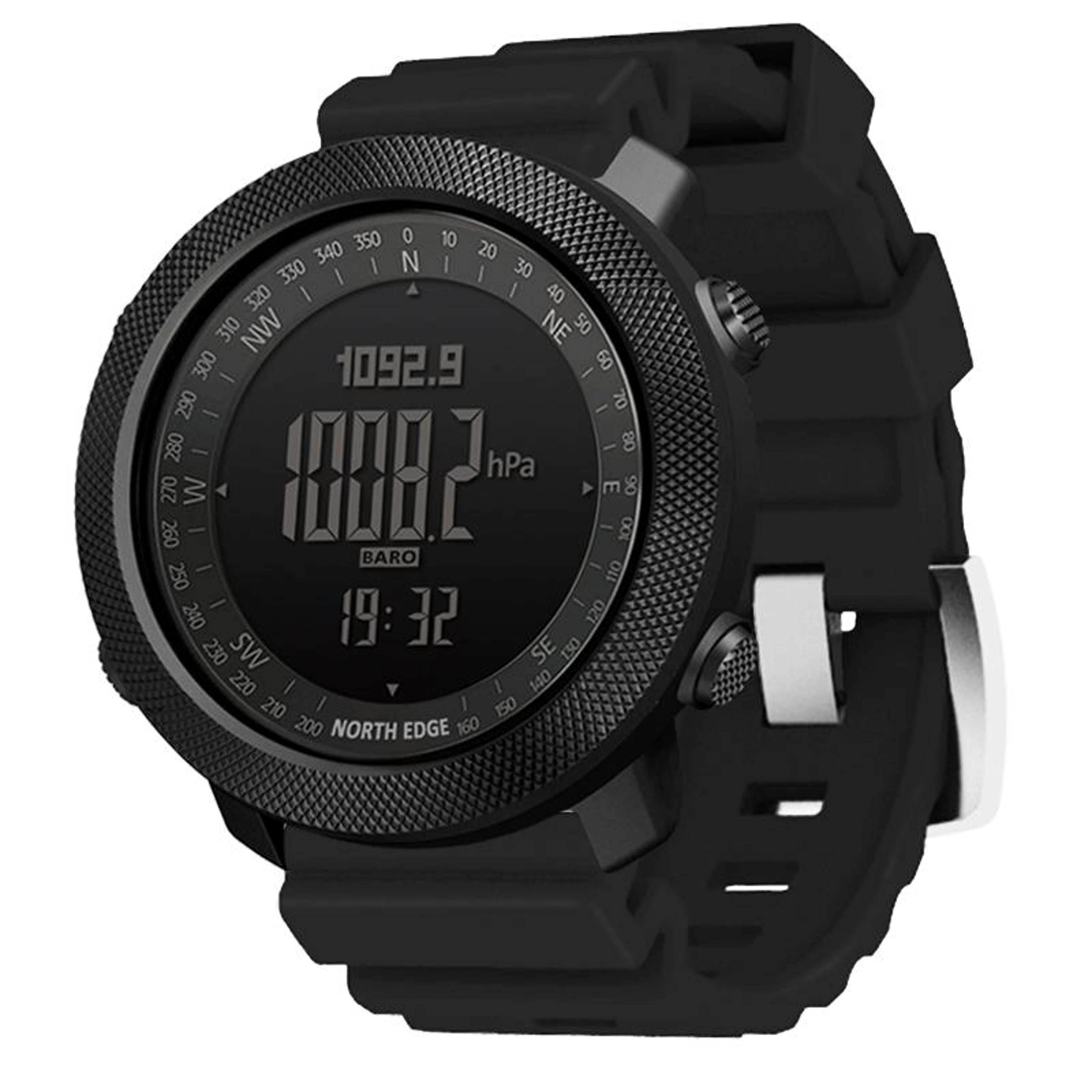 north edge outdoor sports watch waterproof digital tactical watch with altimeter compass weather forecast