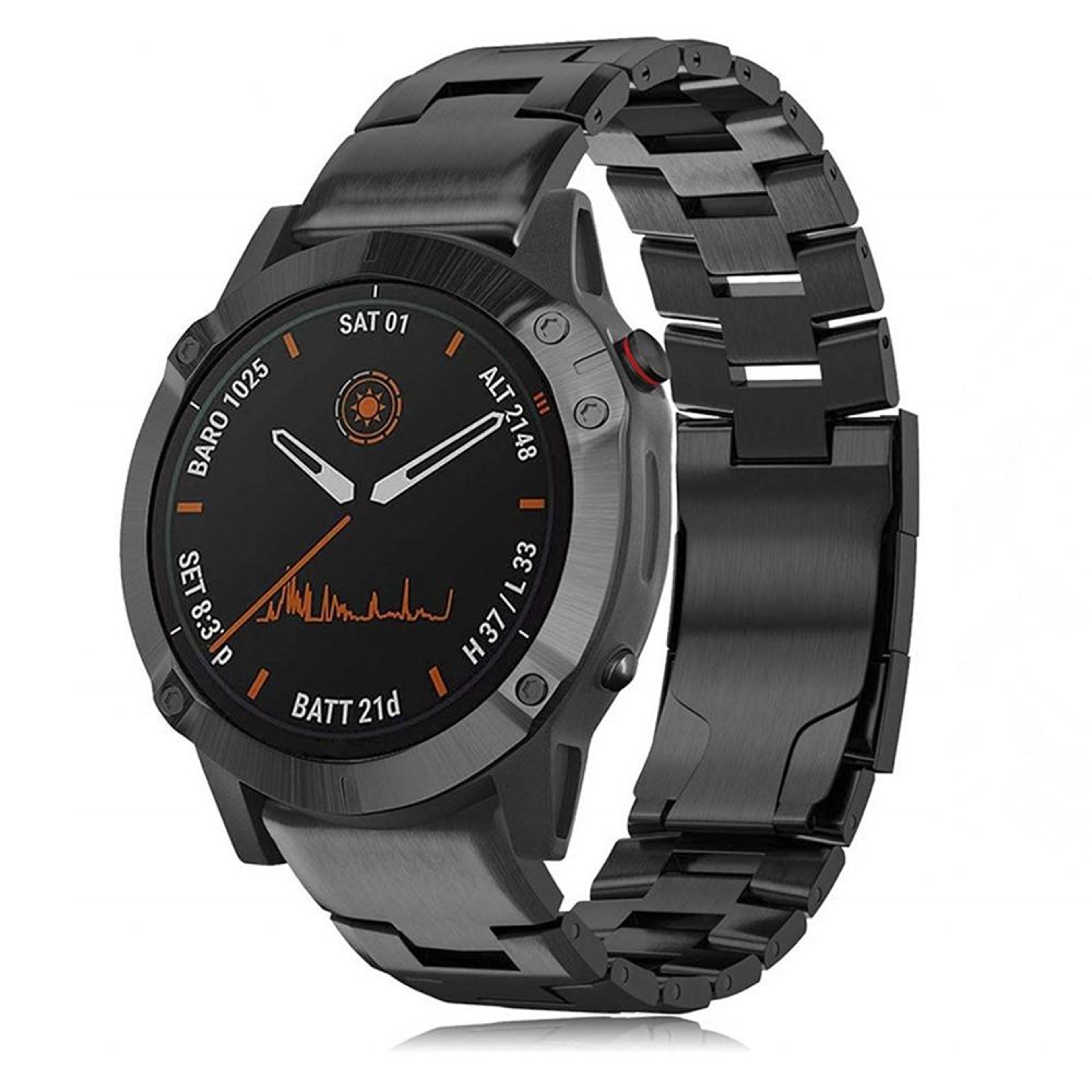 garmin fenix 6 titanium watch band 22mm quick release replacement strap